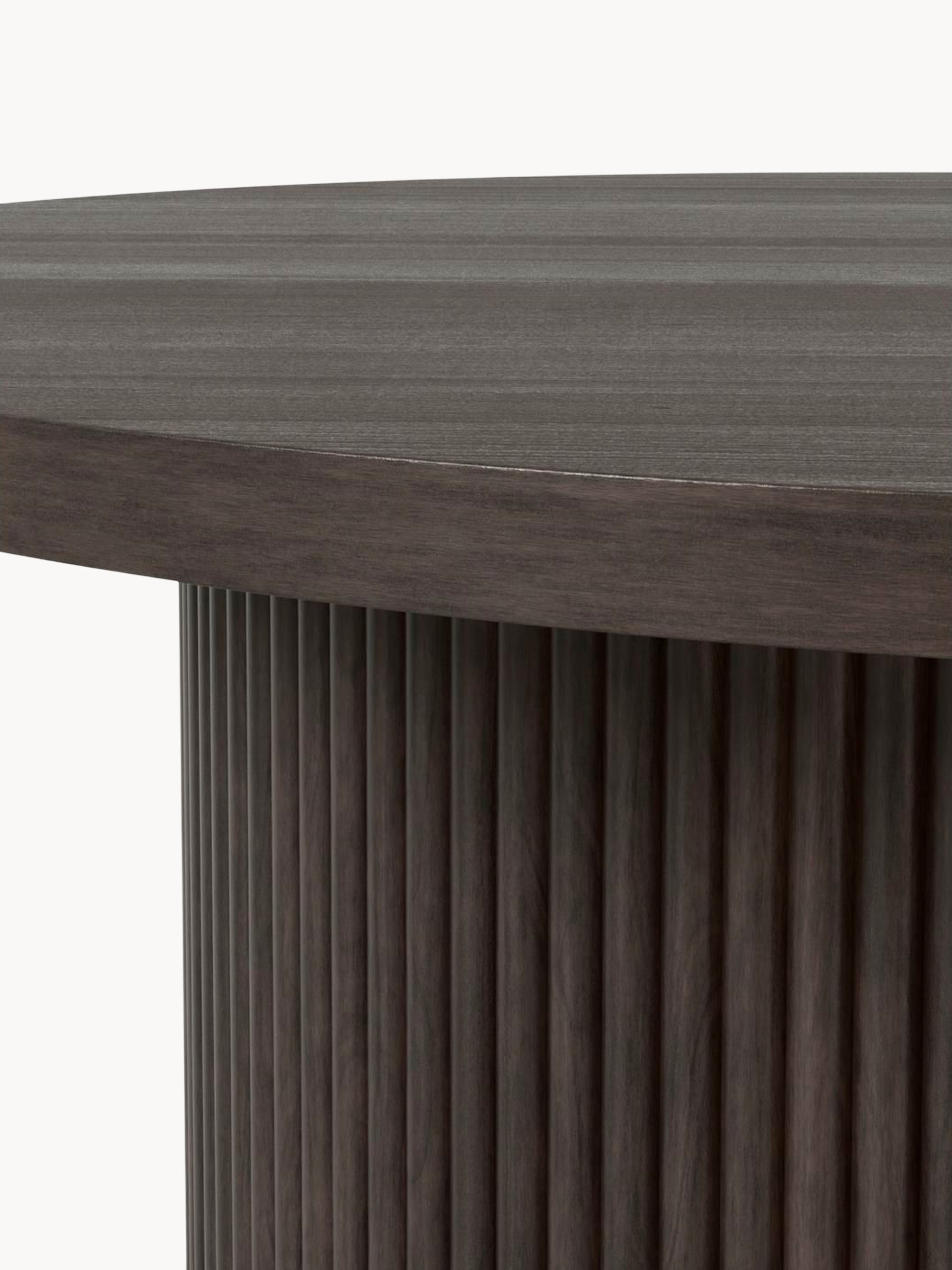 Nele Round Wooden Coffee Table