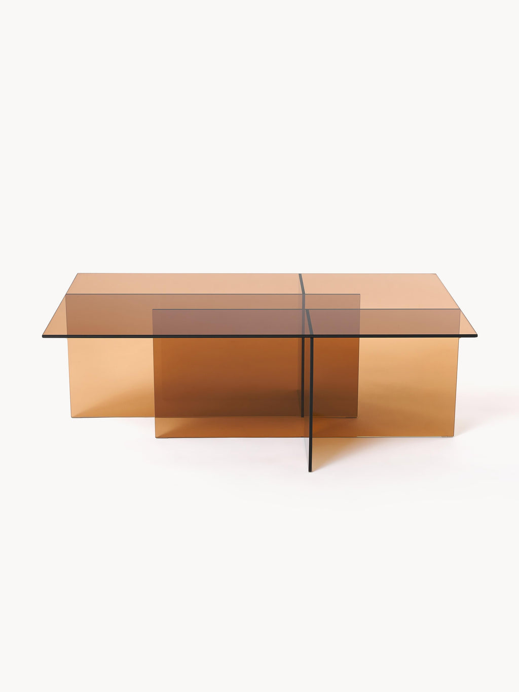 Anouk Glass Coffee Table, W 102 cm