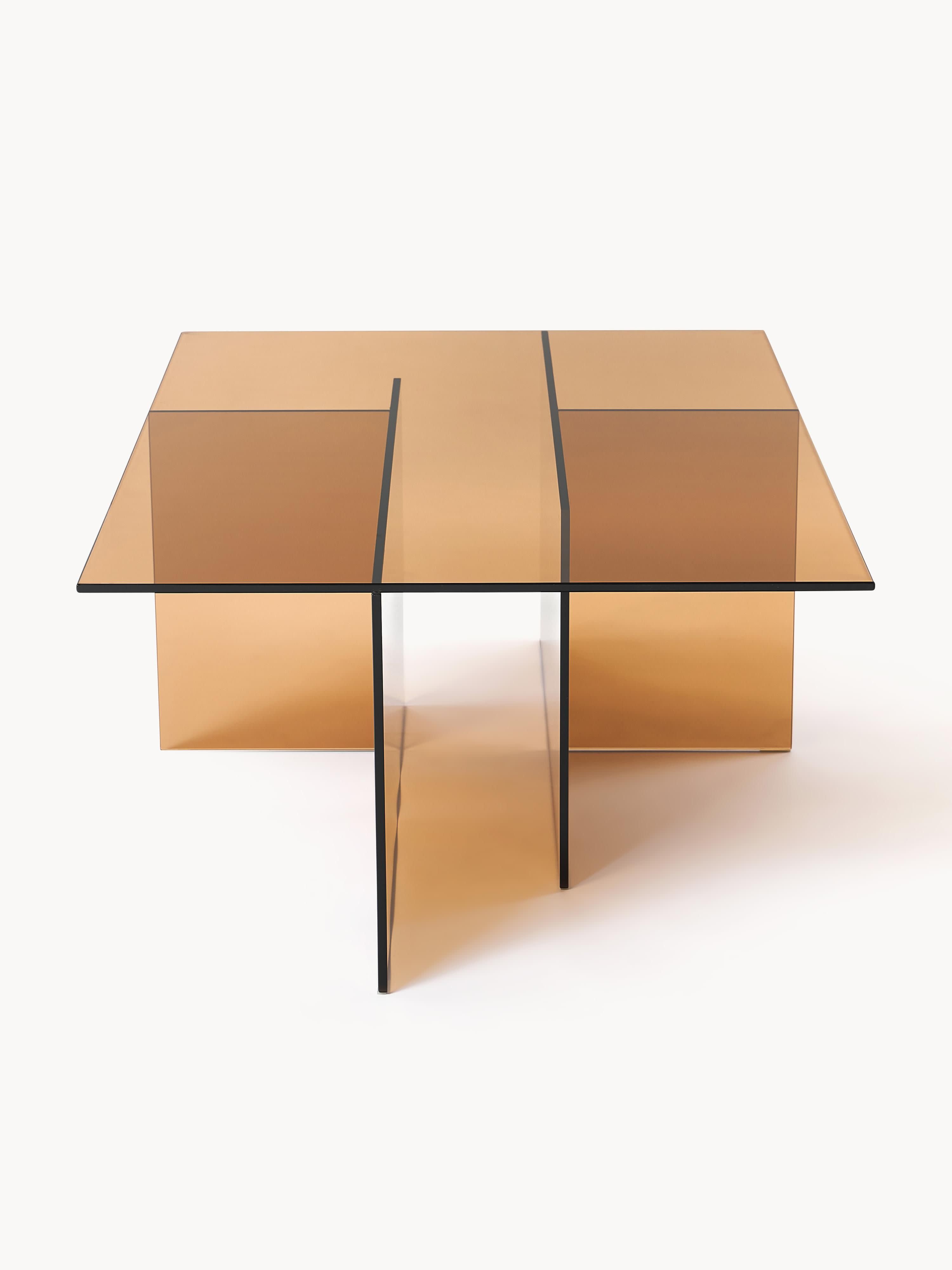 Anouk Glass Coffee Table, W 102 cm