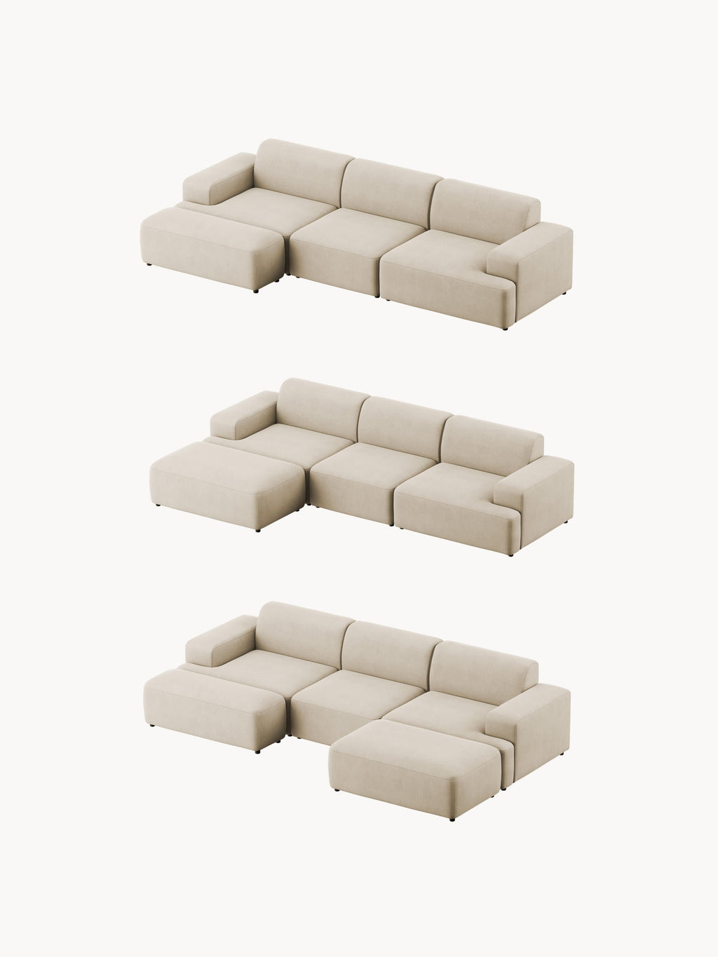 Melva Corduroy Sofa (4-seater)