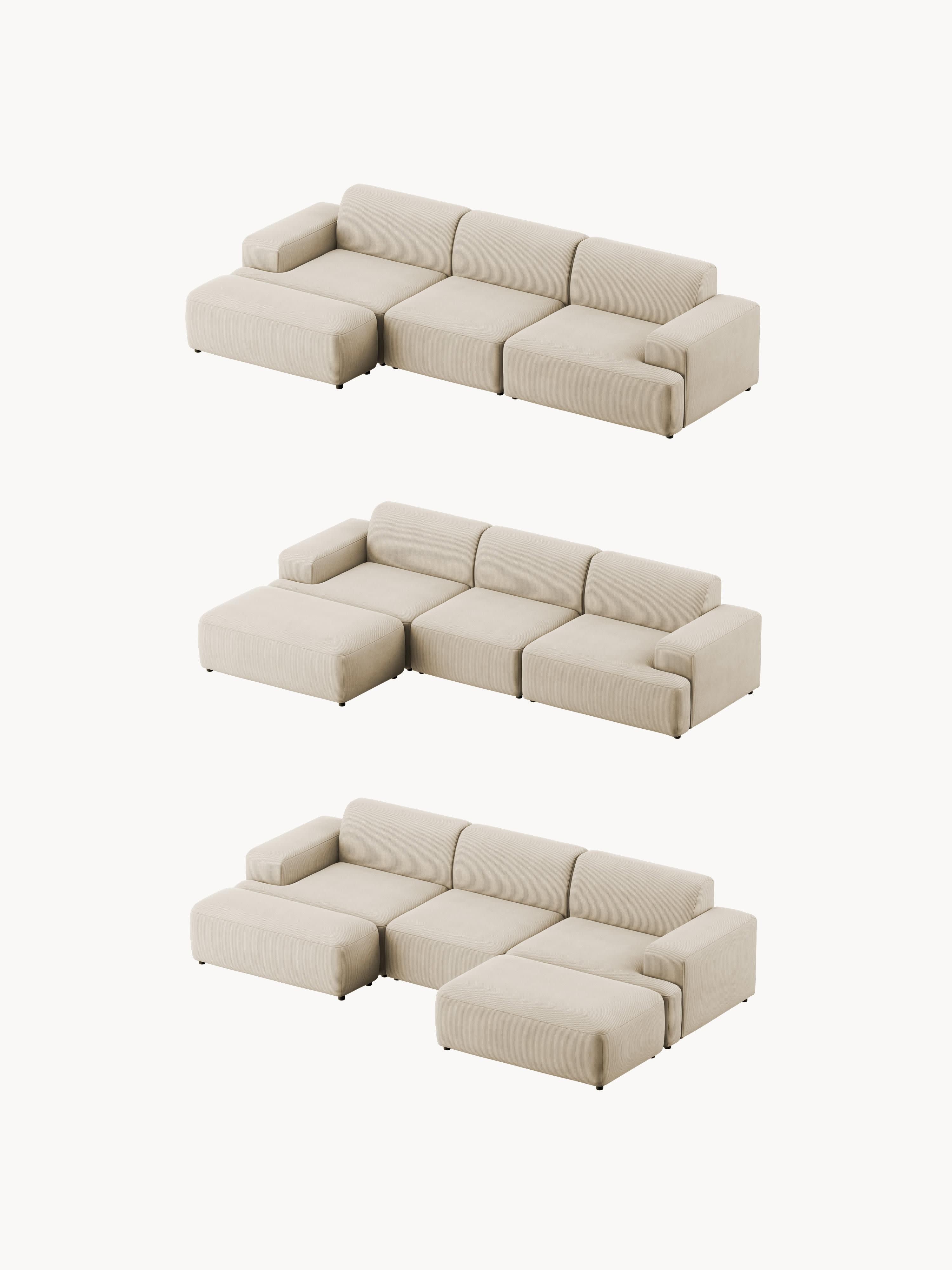 Melva Corduroy Sofa (4-seater)