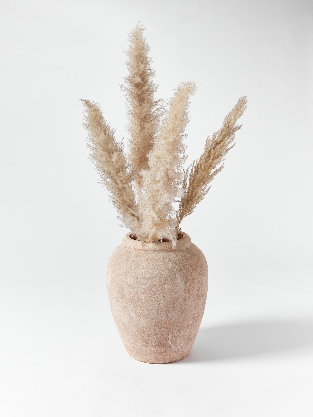 Leana Floor Vase with Sand Finish, H 50 cm