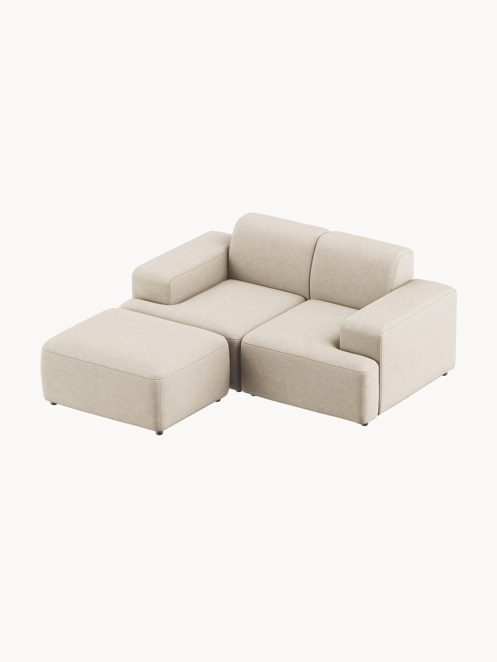 Melva Ottoman, W 99 x D 72 cm
