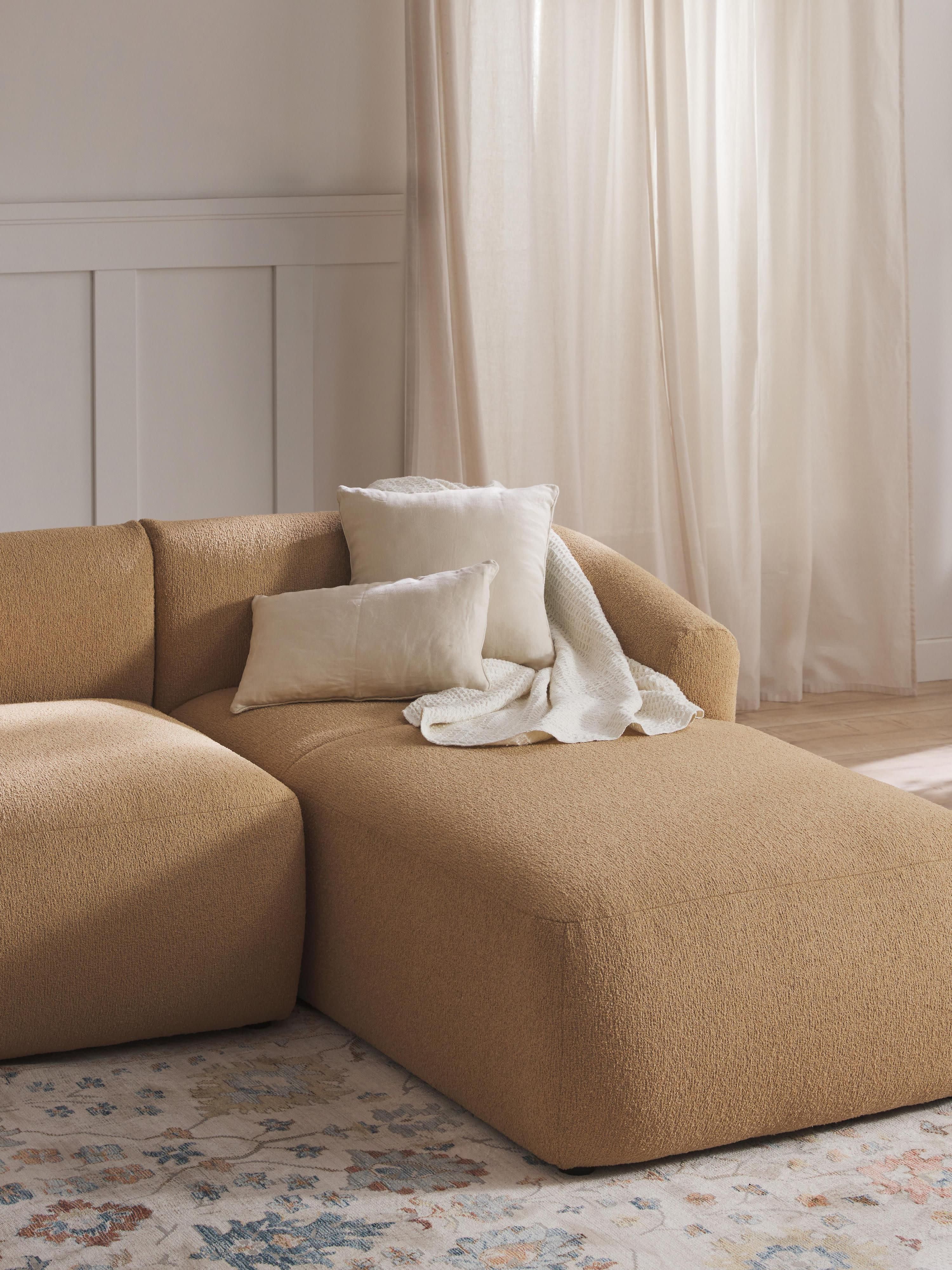 Sofia Bouclé Corner Chaise Module