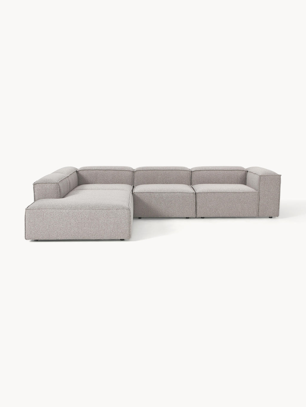 Lennon Bouclé Modular Corner Sofa (4-seater)