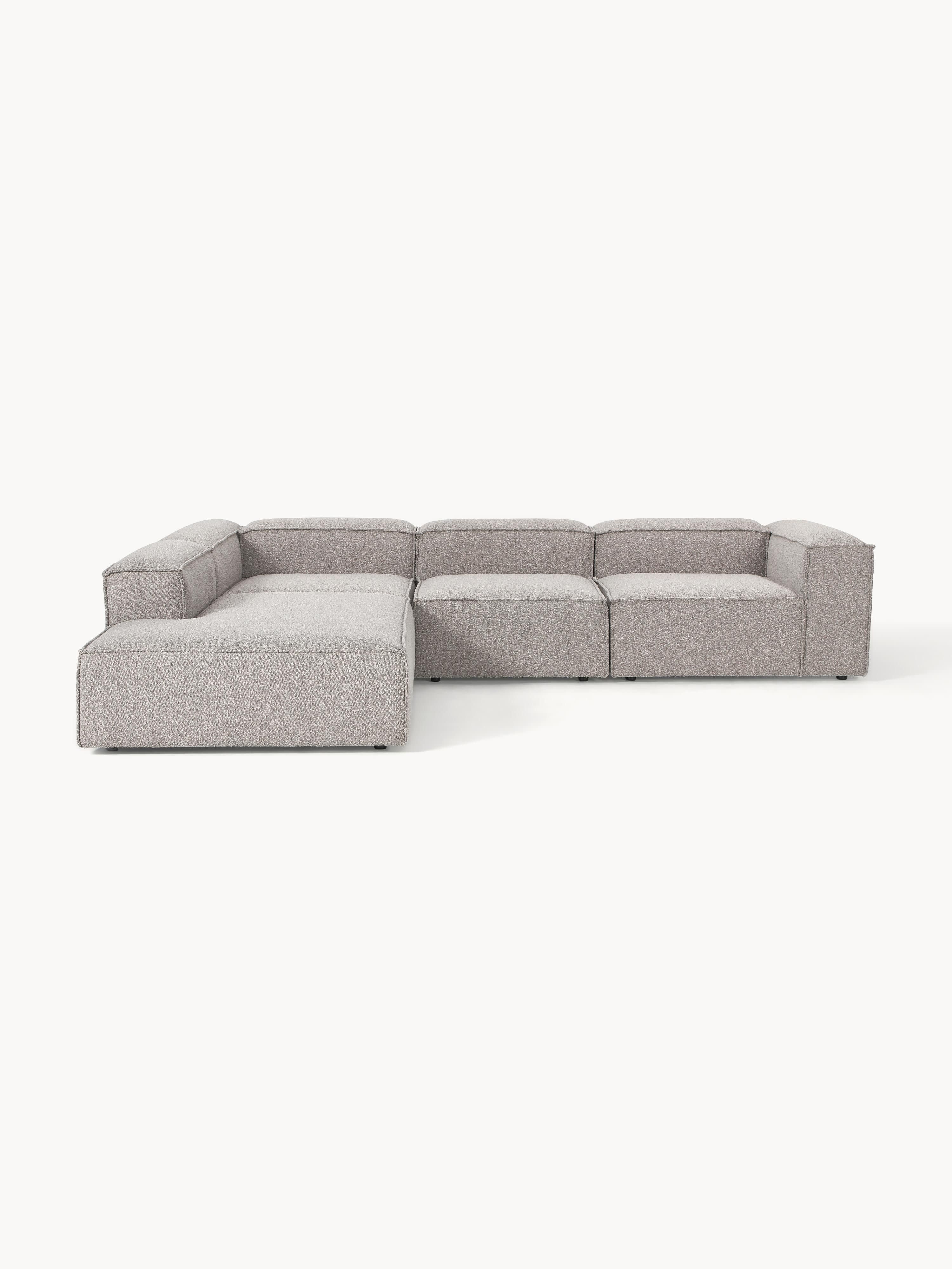 Lennon Bouclé Modular Corner Sofa (4-seater)