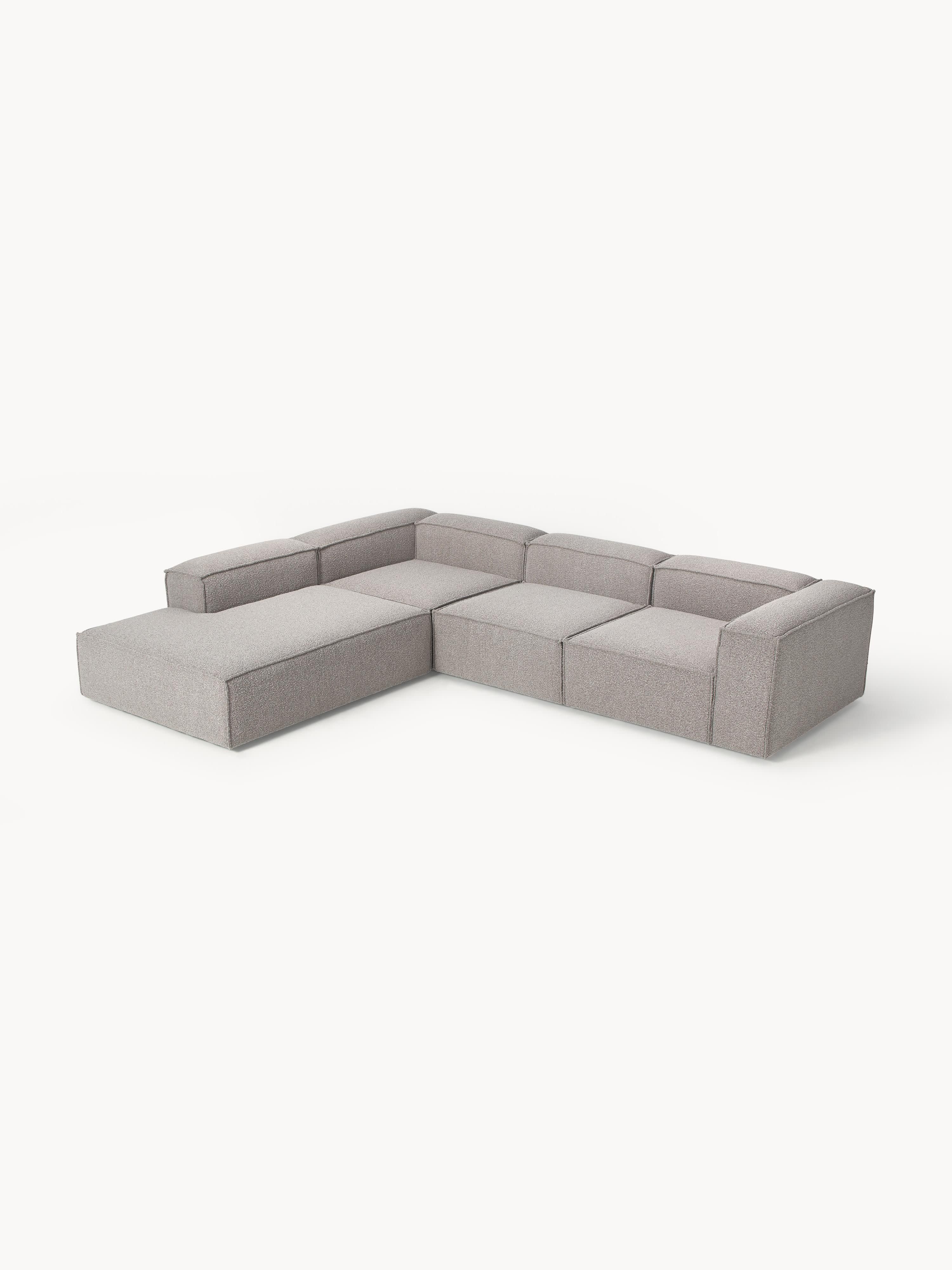 Gallery image 1 - Bouclé Modular Corner Sofa Lennon (4-seater)