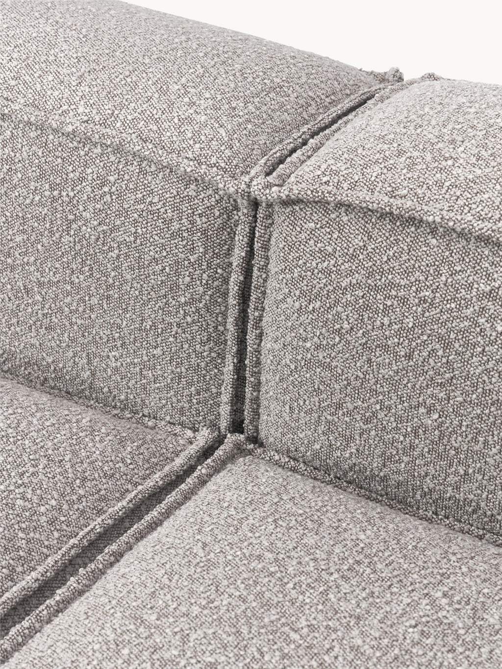 Lennon Bouclé Modular Corner Sofa (4-seater)