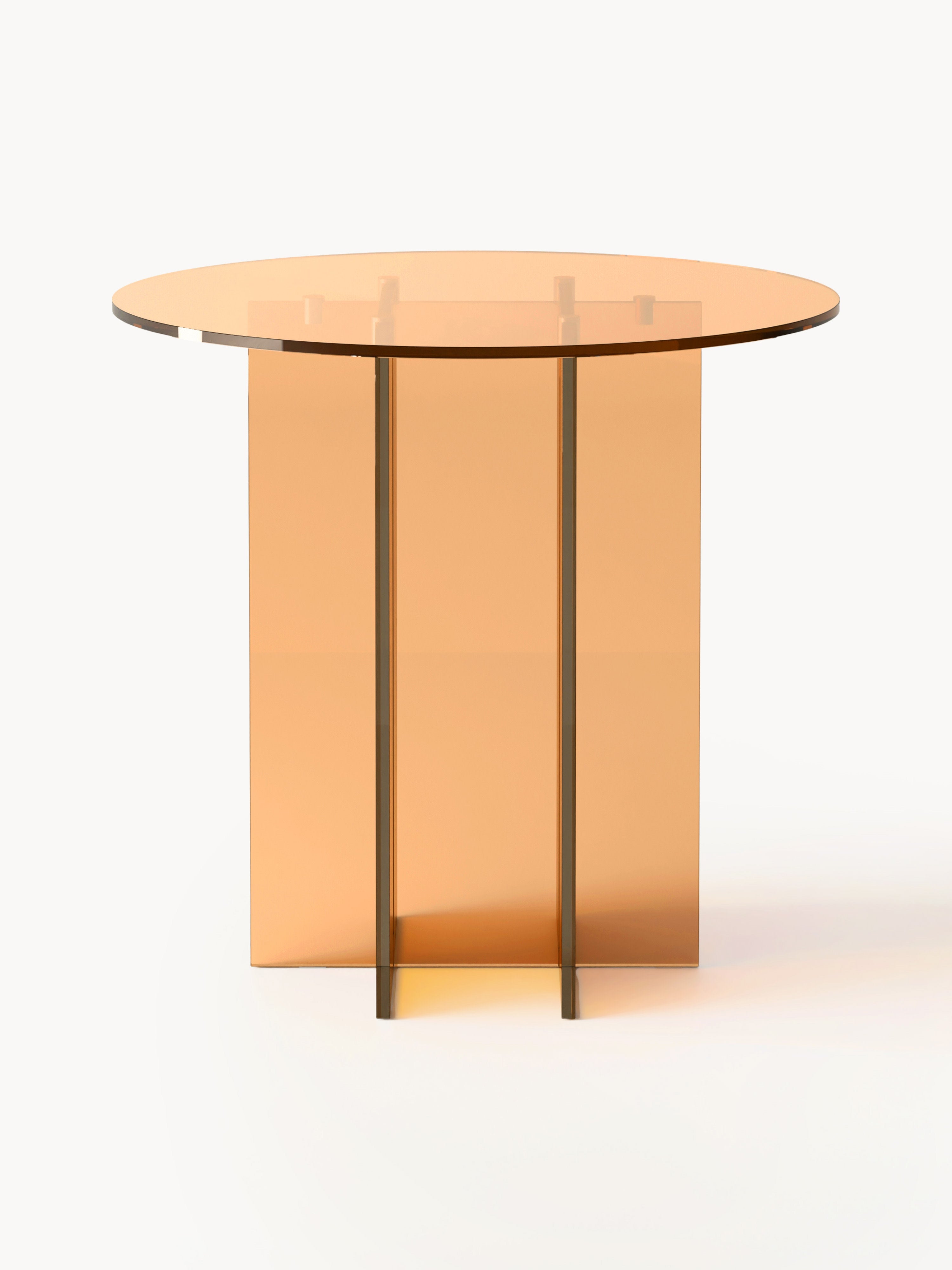 Anouk Round Glass Dining Table, in various sizes