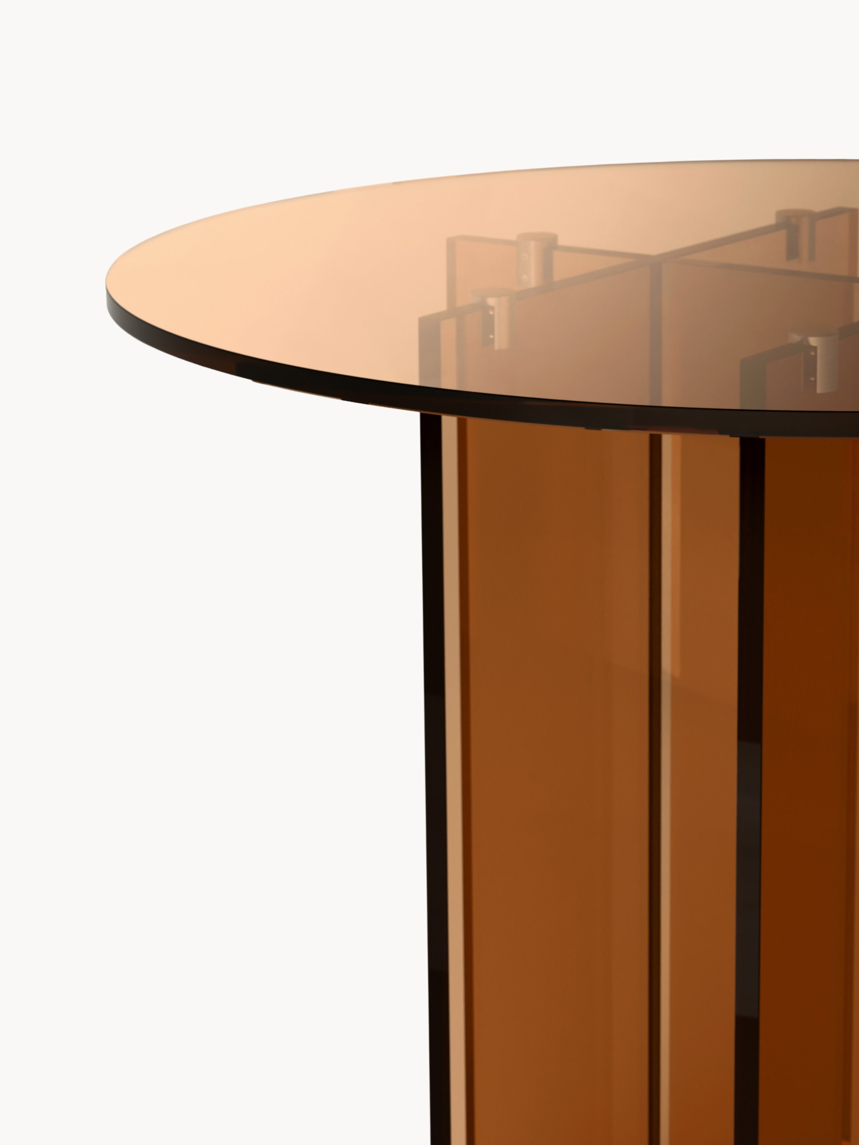 Anouk Round Glass Dining Table, in various sizes