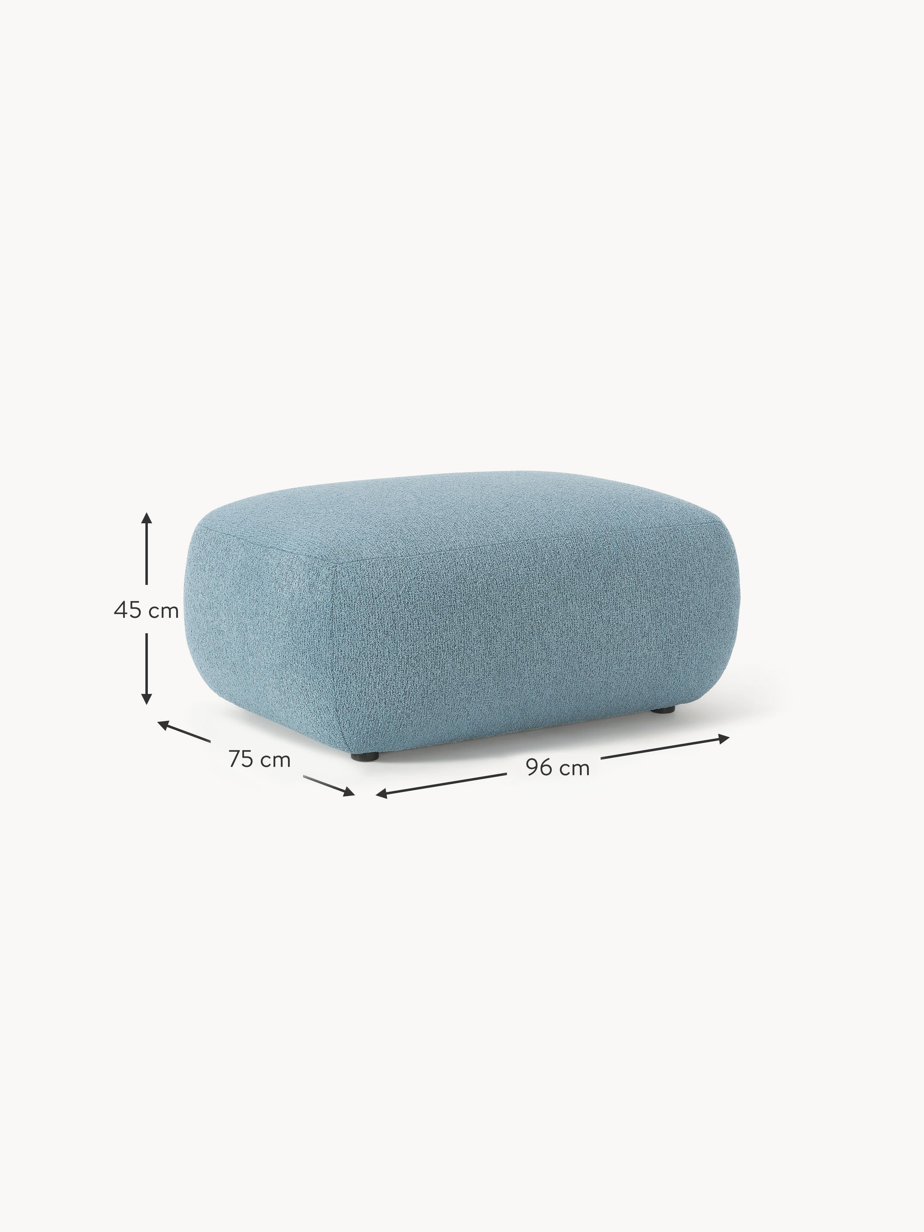 Sofia Bouclé Ottoman