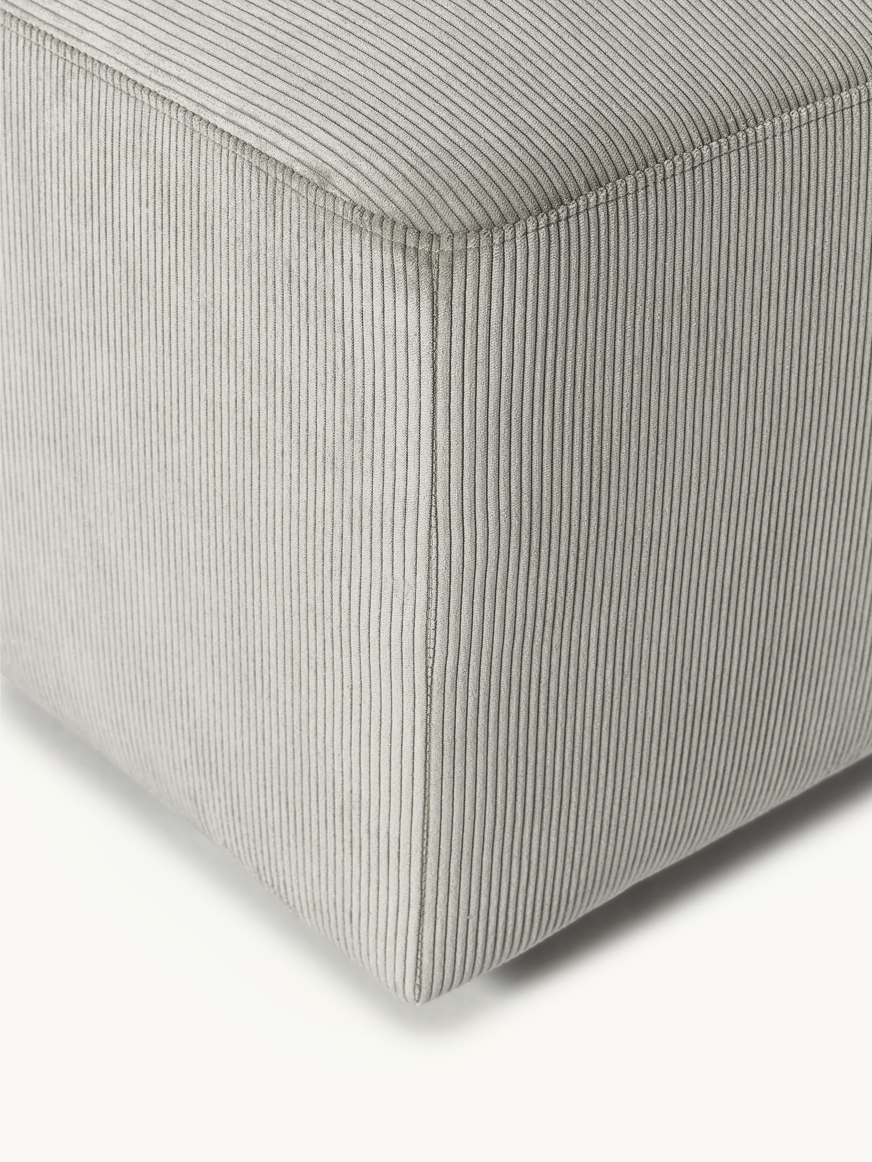Melva XL Corduroy Ottoman, W 116 x D 42 cm