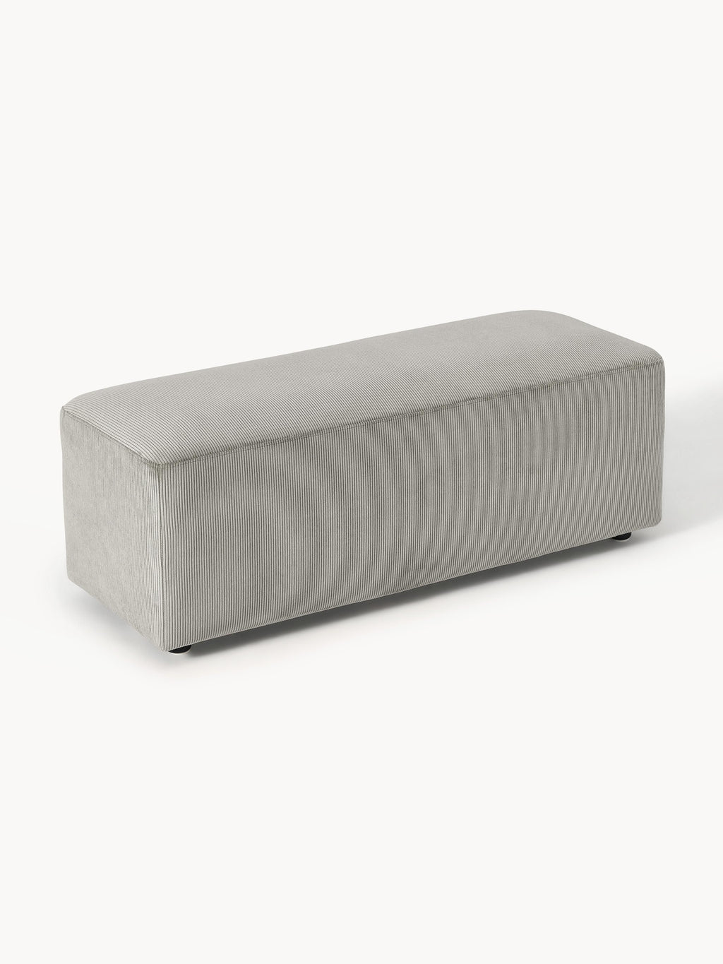 Melva XL Corduroy Ottoman, W 116 x D 42 cm