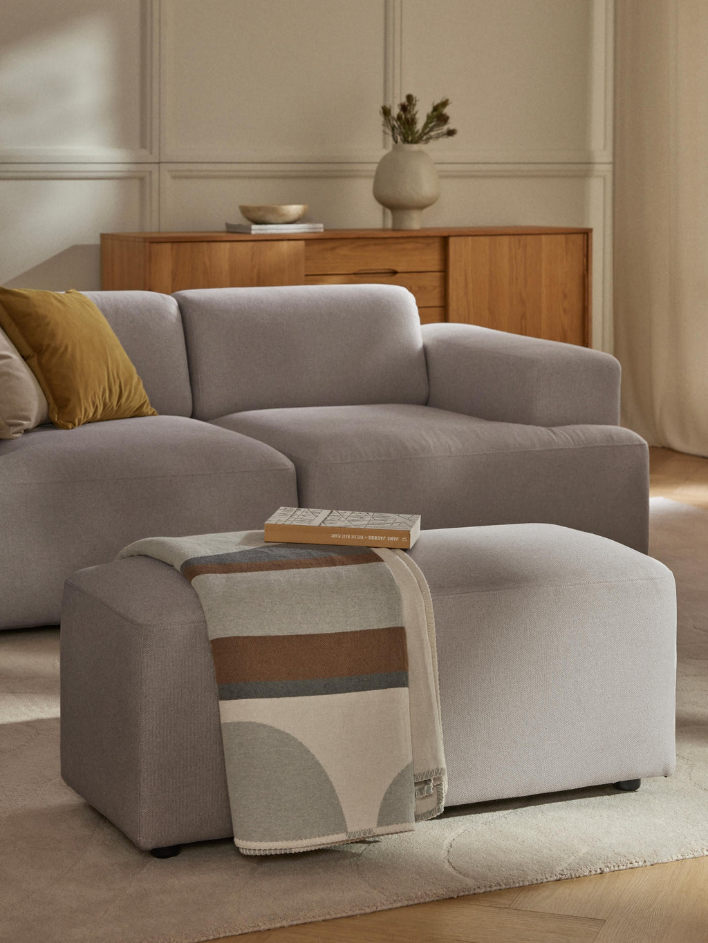 Melva Ottoman, W 99 x D 42 cm