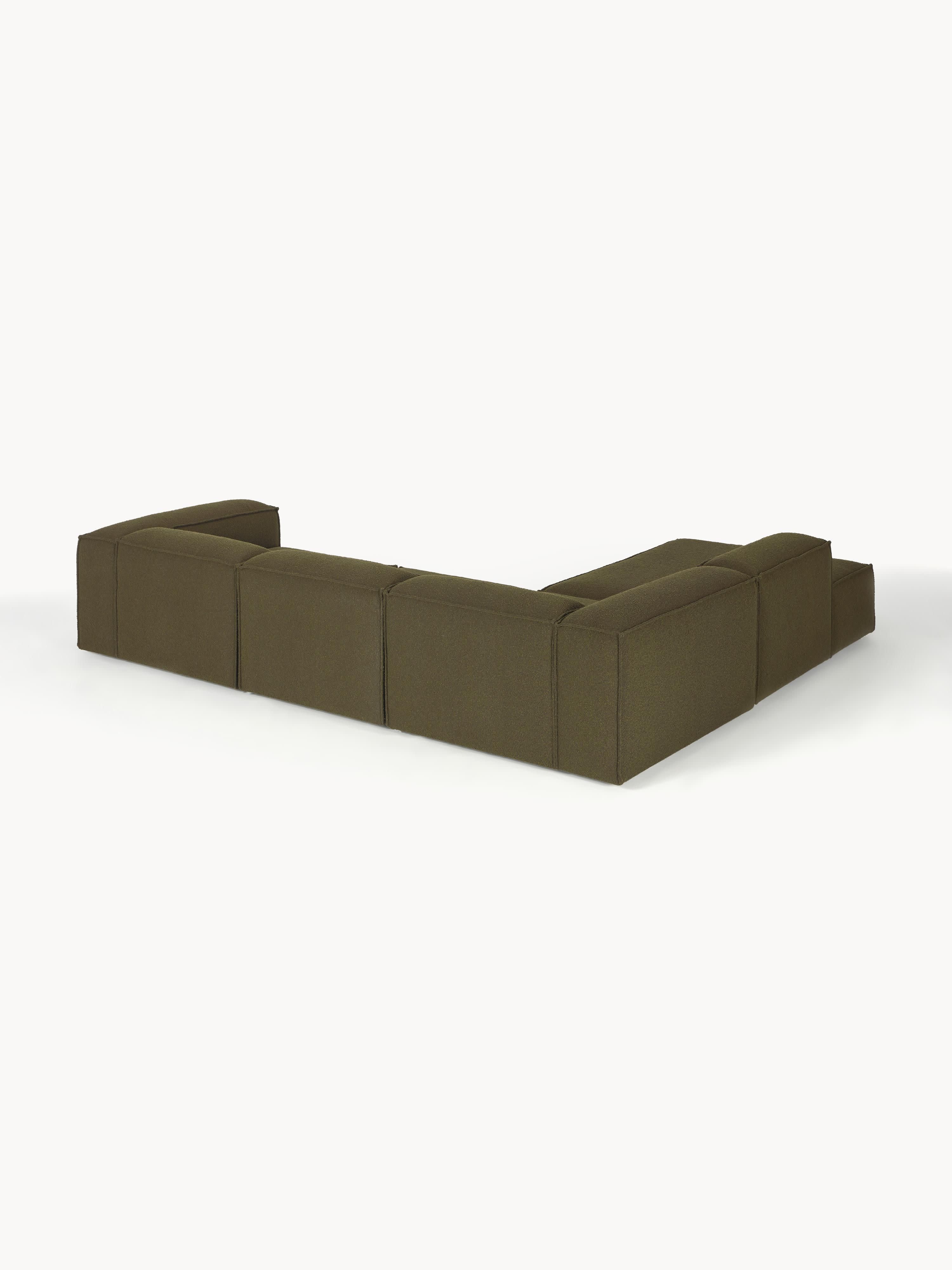Lennon Bouclé Modular Corner Sofa (4-seater)