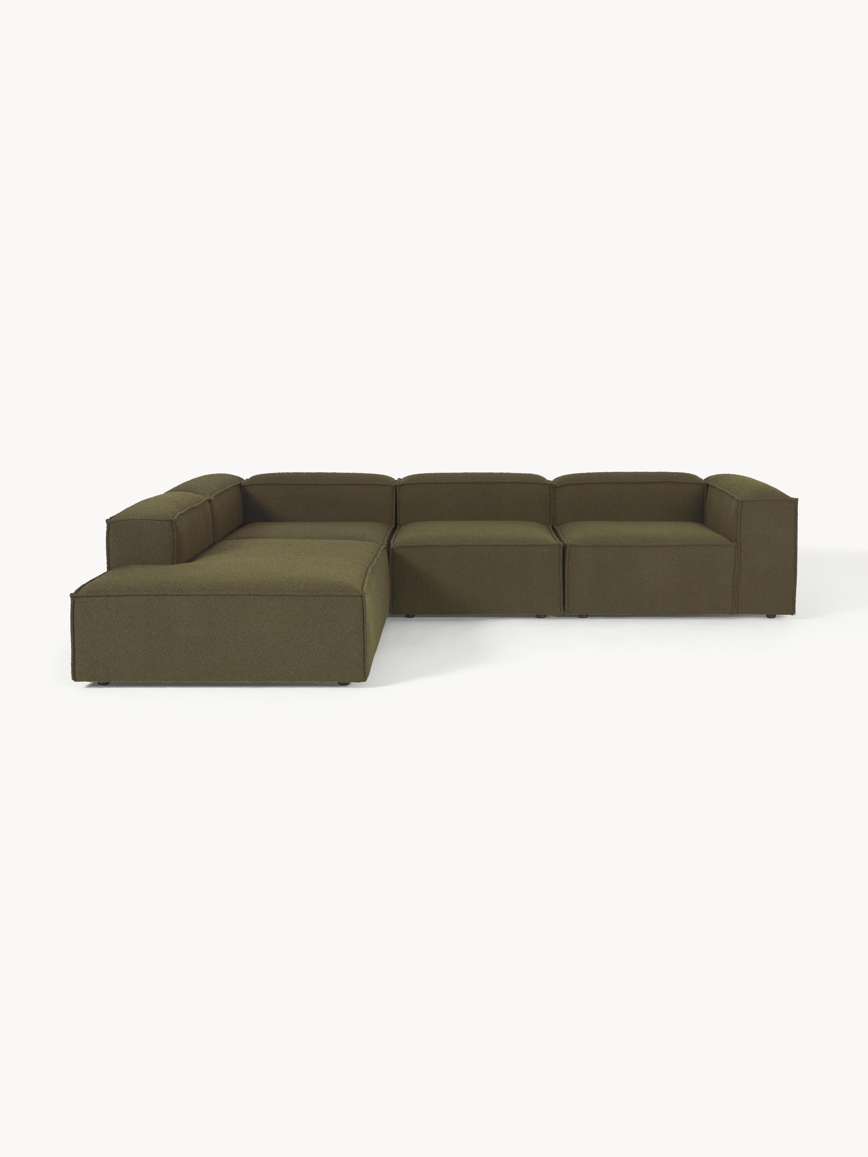 Lennon Bouclé Modular Corner Sofa (4-seater)
