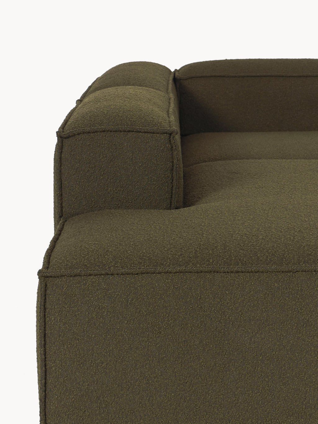 Lennon Bouclé Modular Corner Sofa (4-seater)