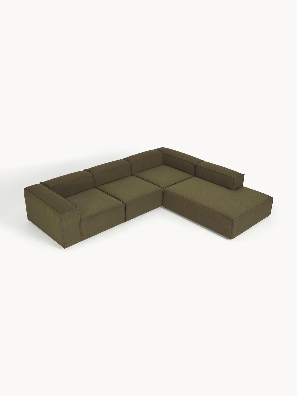 Lennon Bouclé Modular Corner Sofa (4-seater)