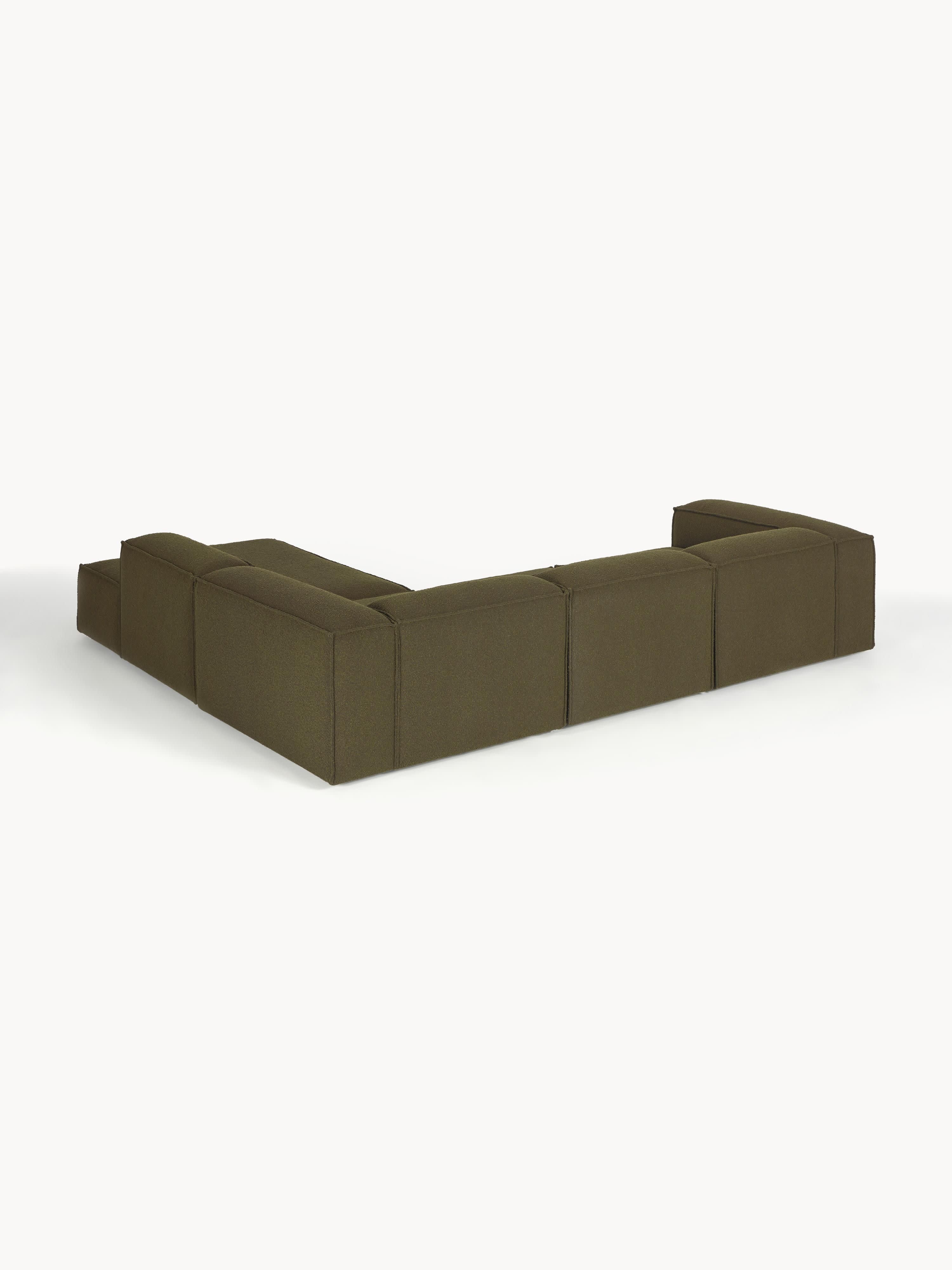 Lennon Bouclé Modular Corner Sofa (4-seater)