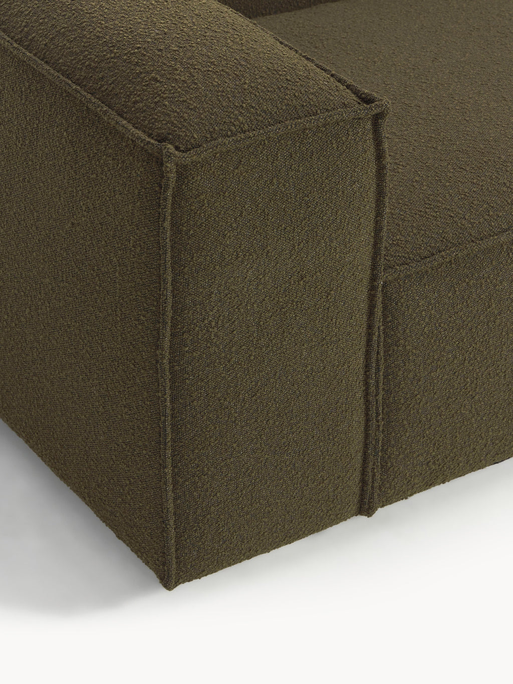 Lennon Bouclé Modular Corner Sofa (4-seater)