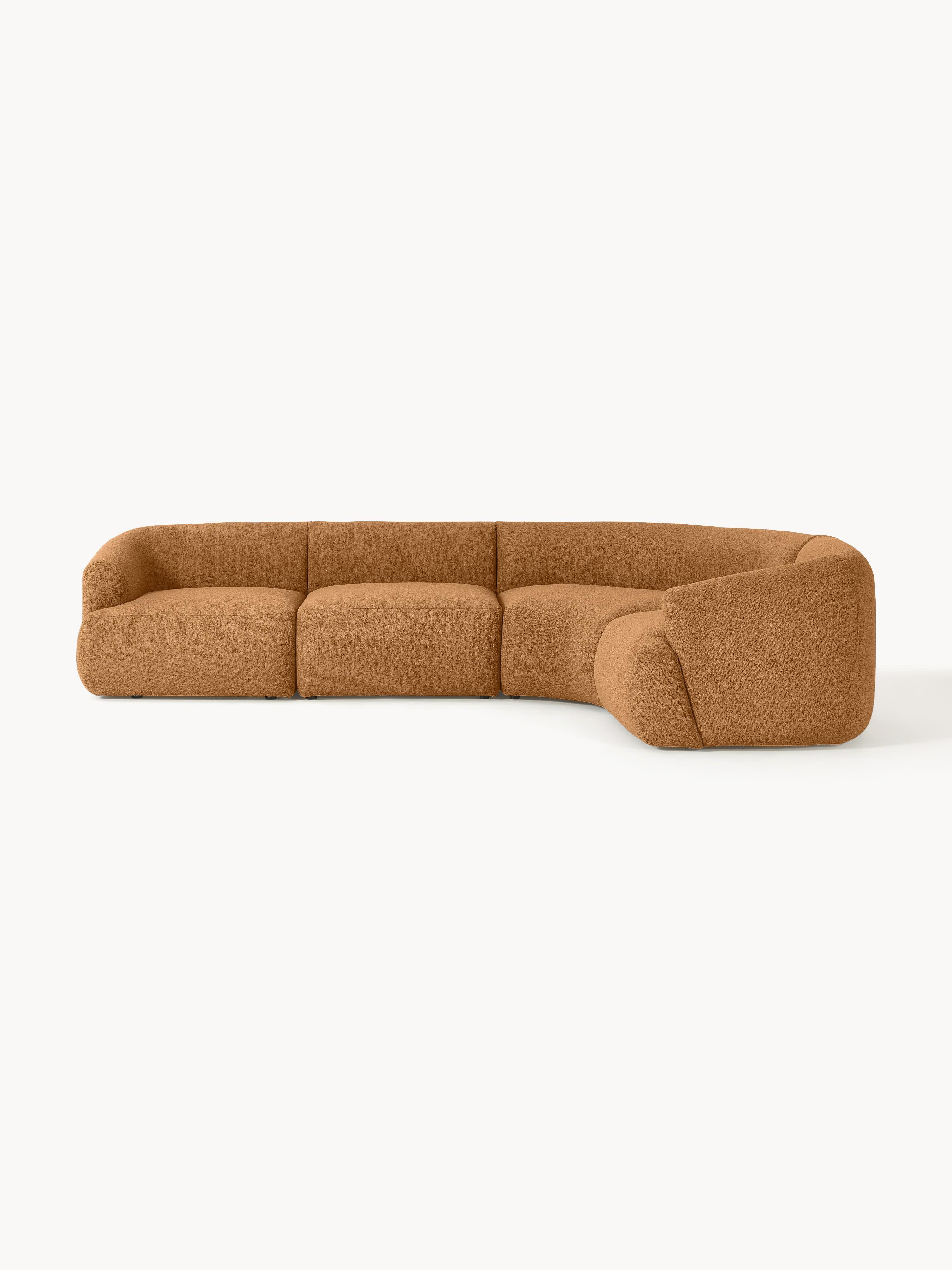 Gallery image 1 - Modular Bouclé Corner Sofa Sofia (4-seater)