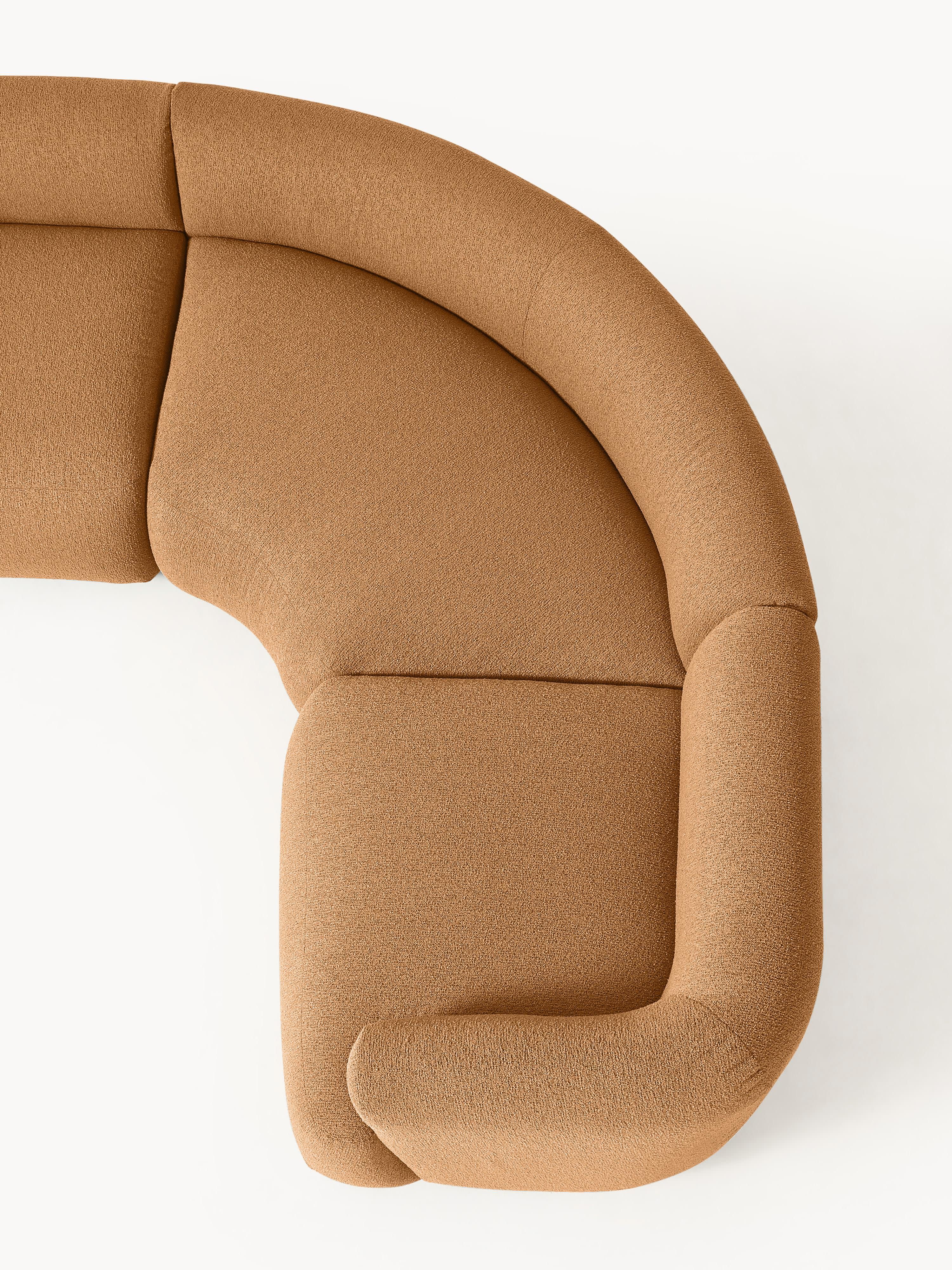 Sofia Modular Bouclé Corner Sofa (4-seater)