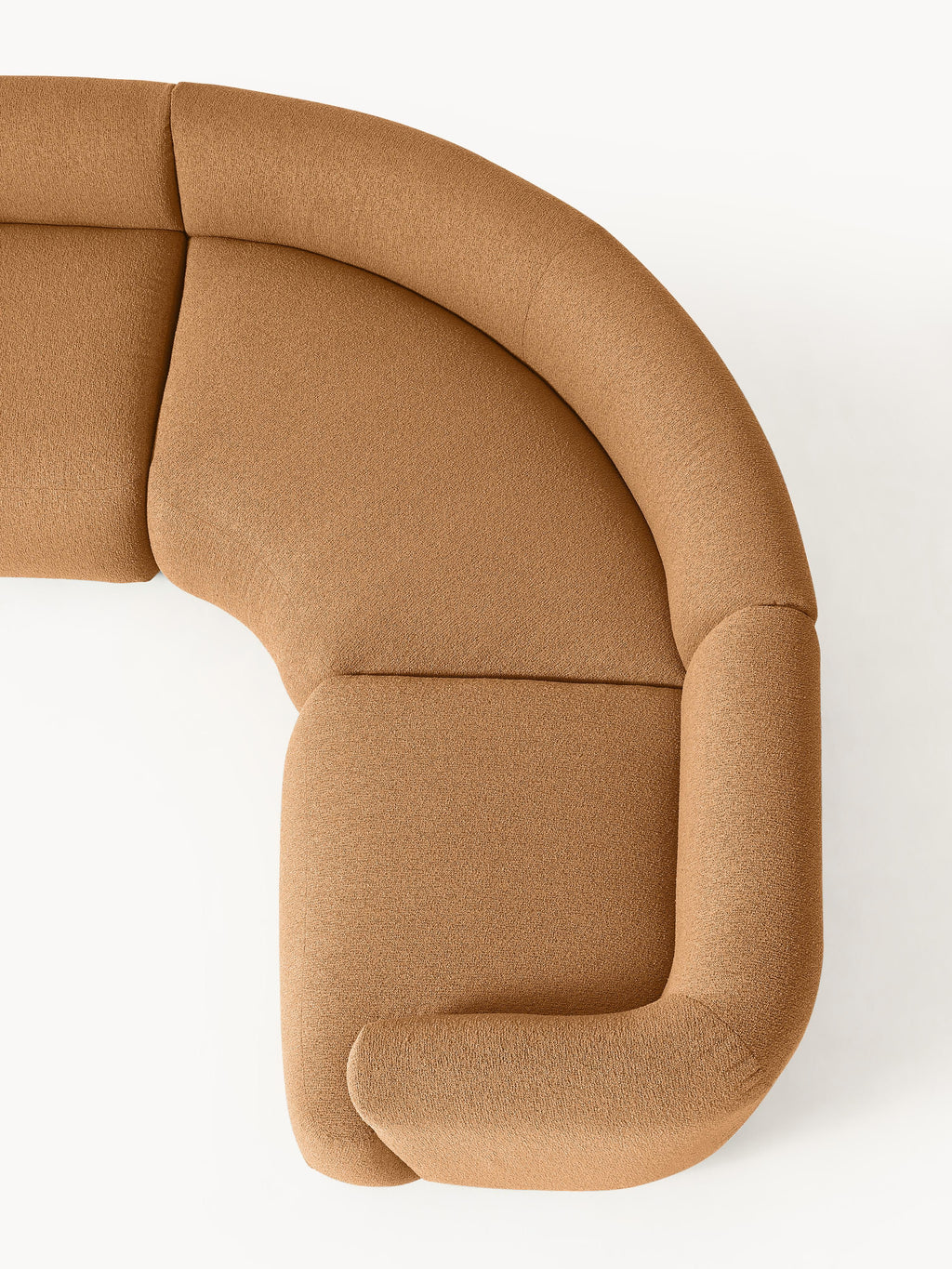 Sofia Modular Bouclé Corner Sofa (4-seater)