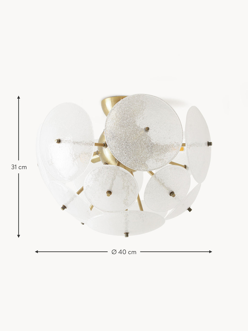 Mireille Glass Ceiling Lamp