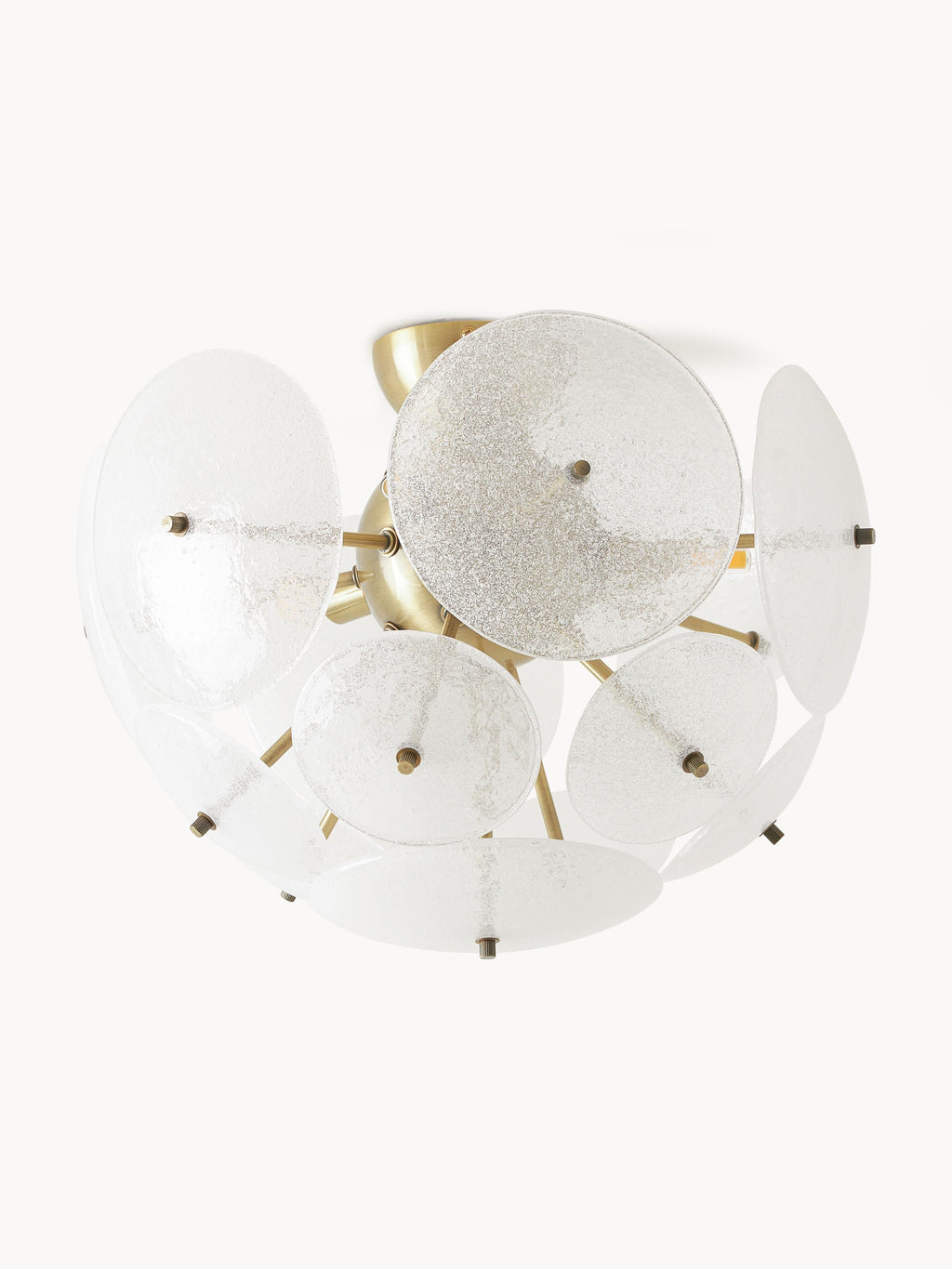 Gallery image 1 - Glass Ceiling Lamp Mireille