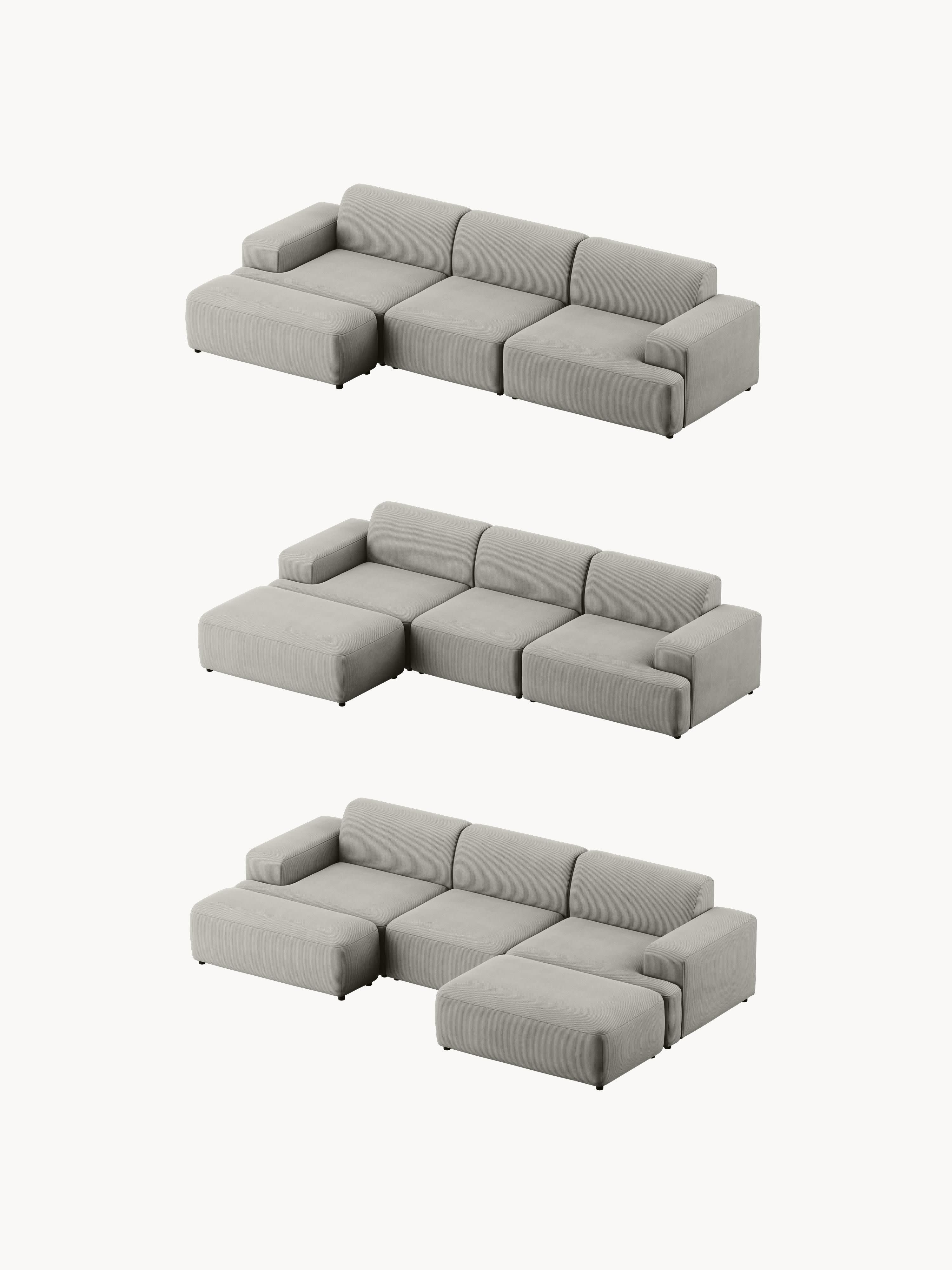 Melva Corduroy Sofa (4-seater)