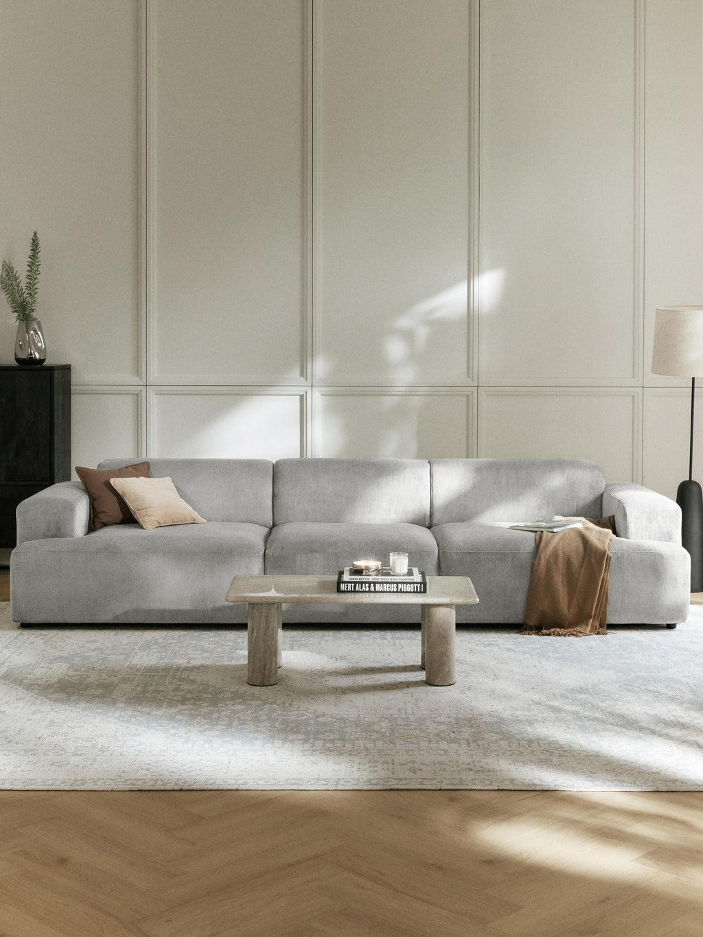 Melva Corduroy Sofa (4-seater)