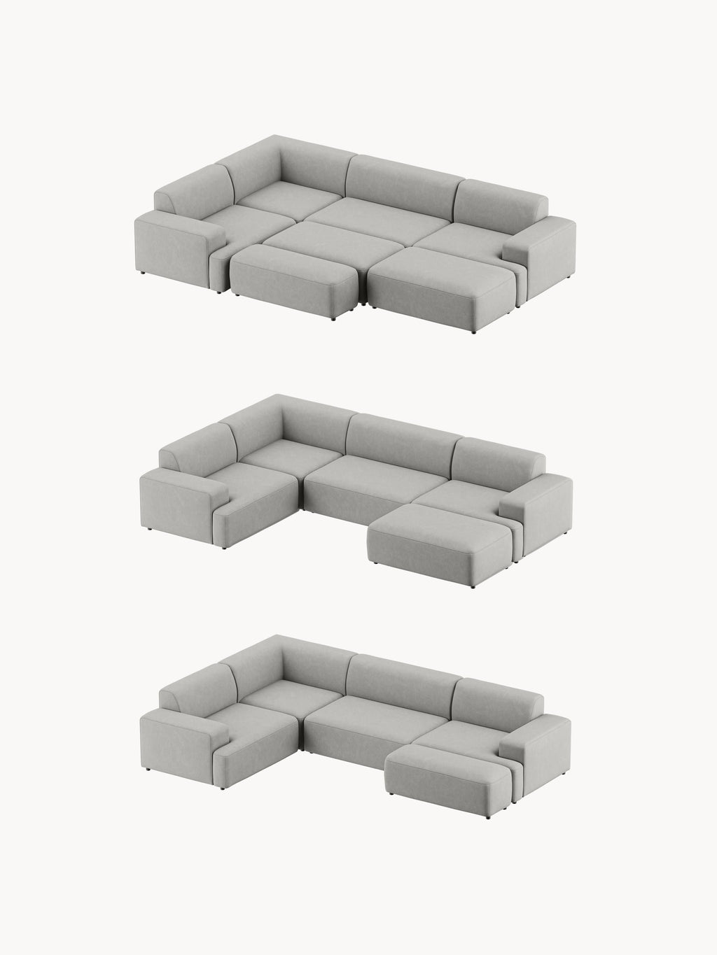 Melva Large Corner Sofa (4-seater)