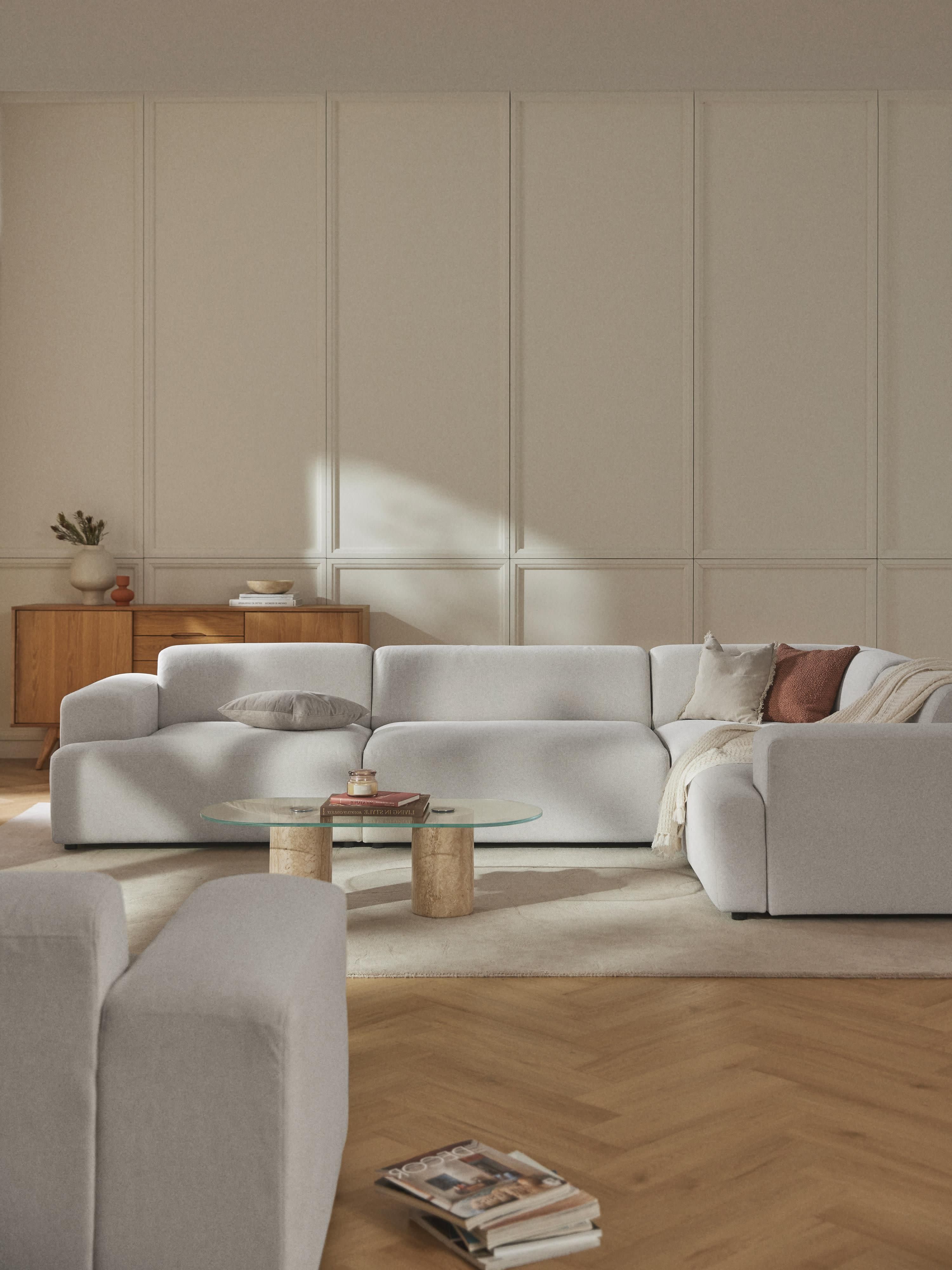 Melva Large Corner Sofa (4-seater)