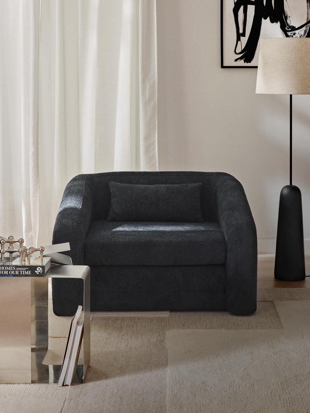 Eliot Teddy Bouclé Chair Bed