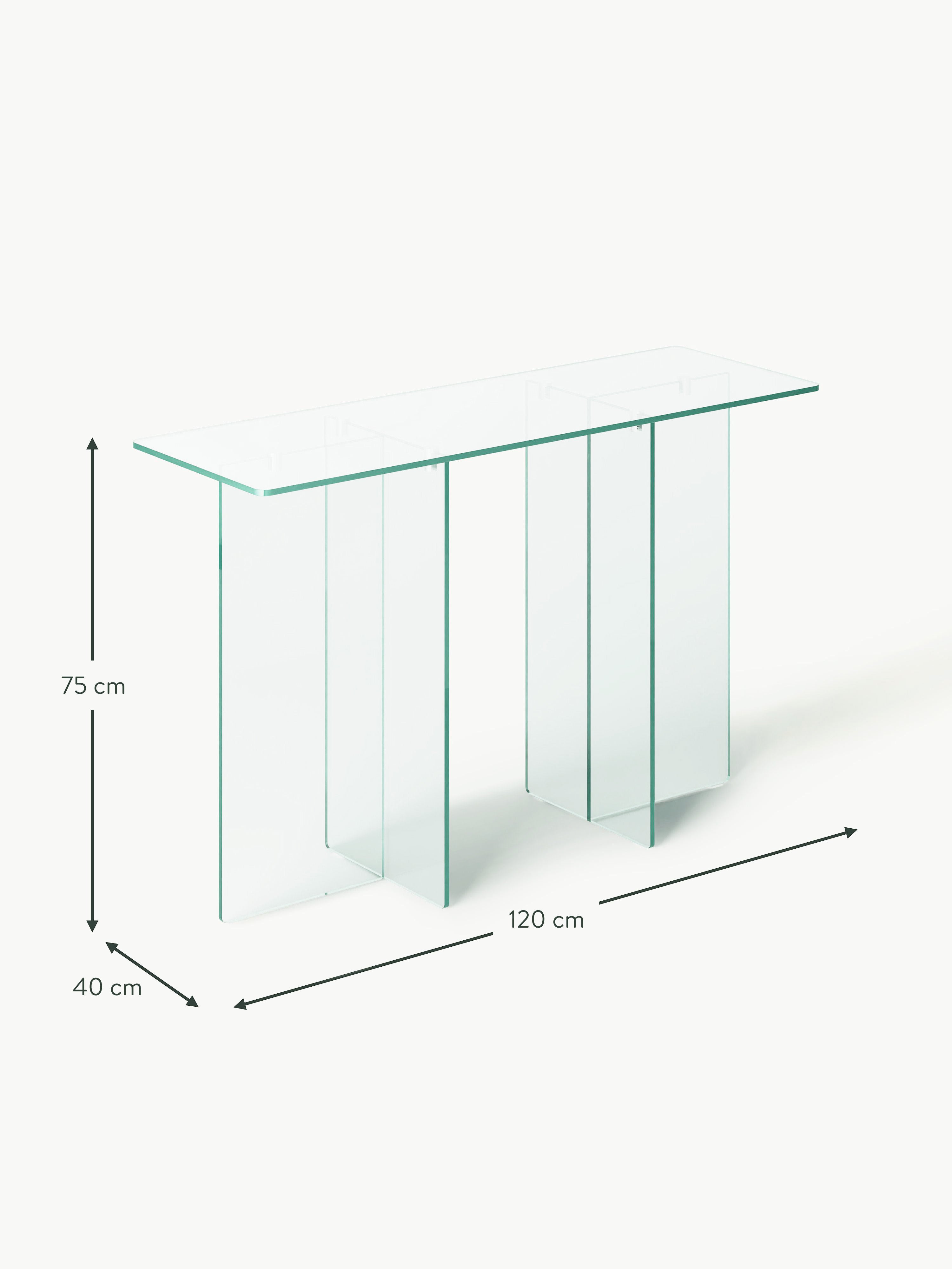 Anouk Glass Console
