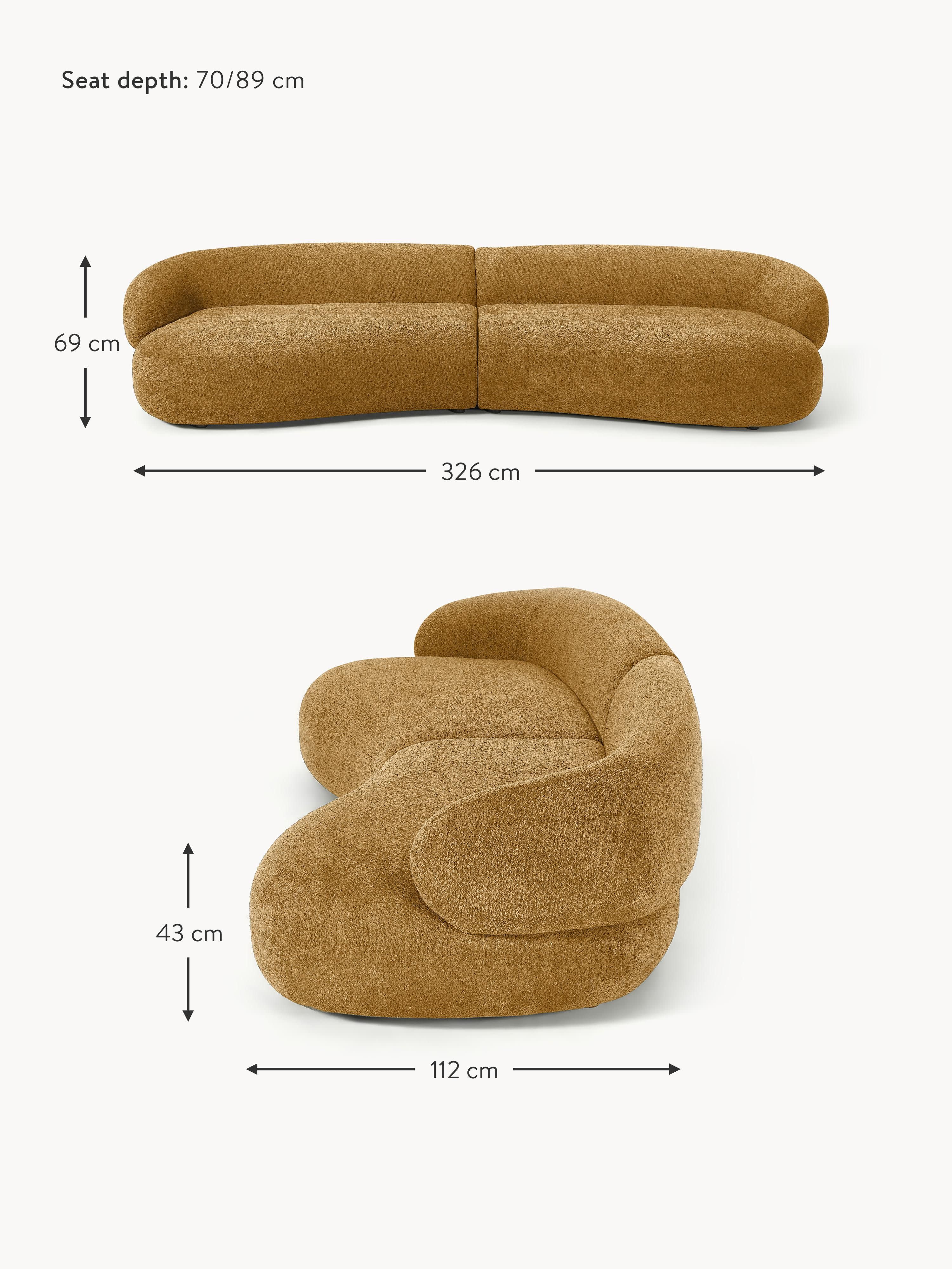 Alba Teddy Bouclé Sofa (4-seater)