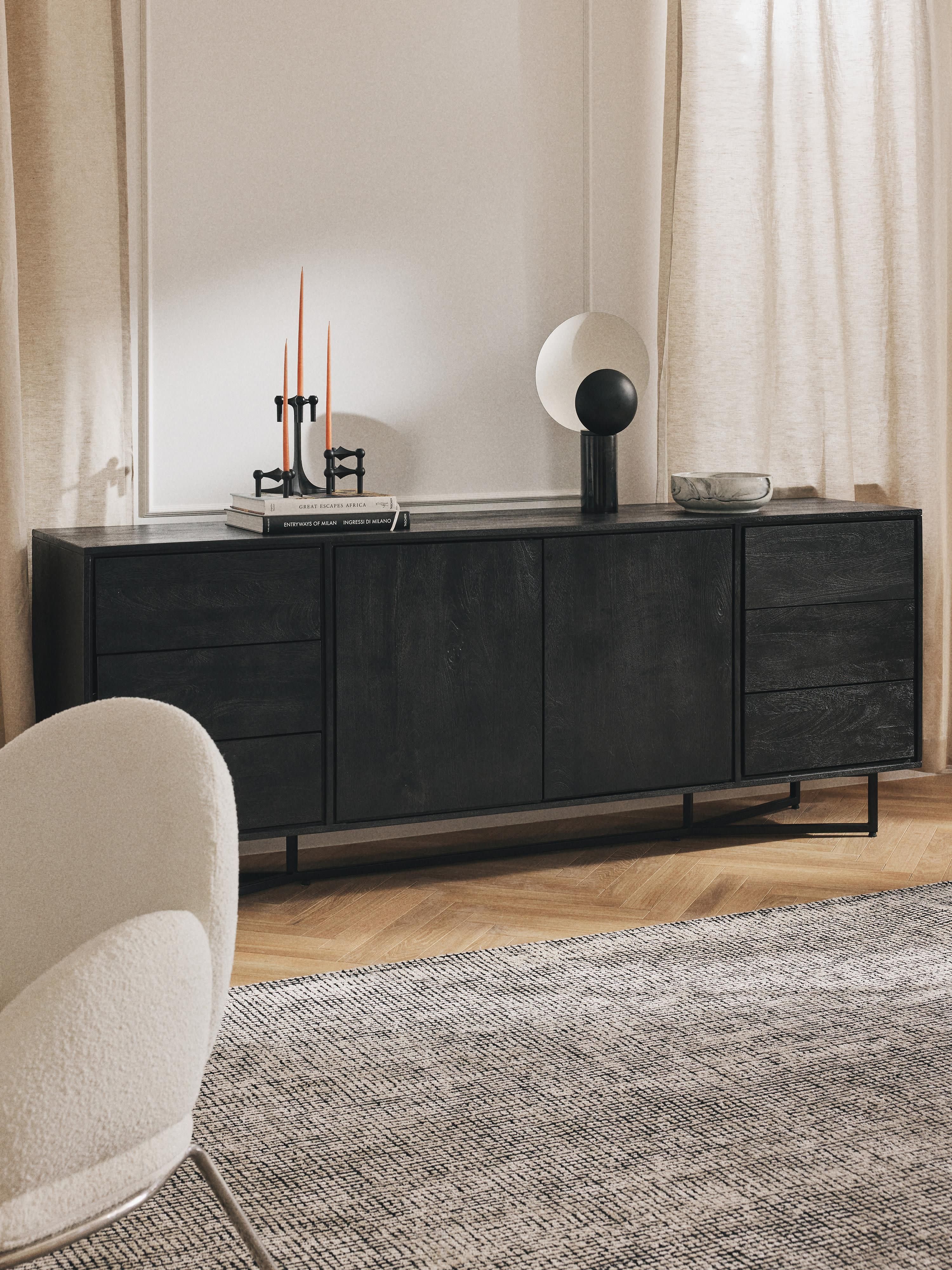 Luca XL Mango Wood Sideboard