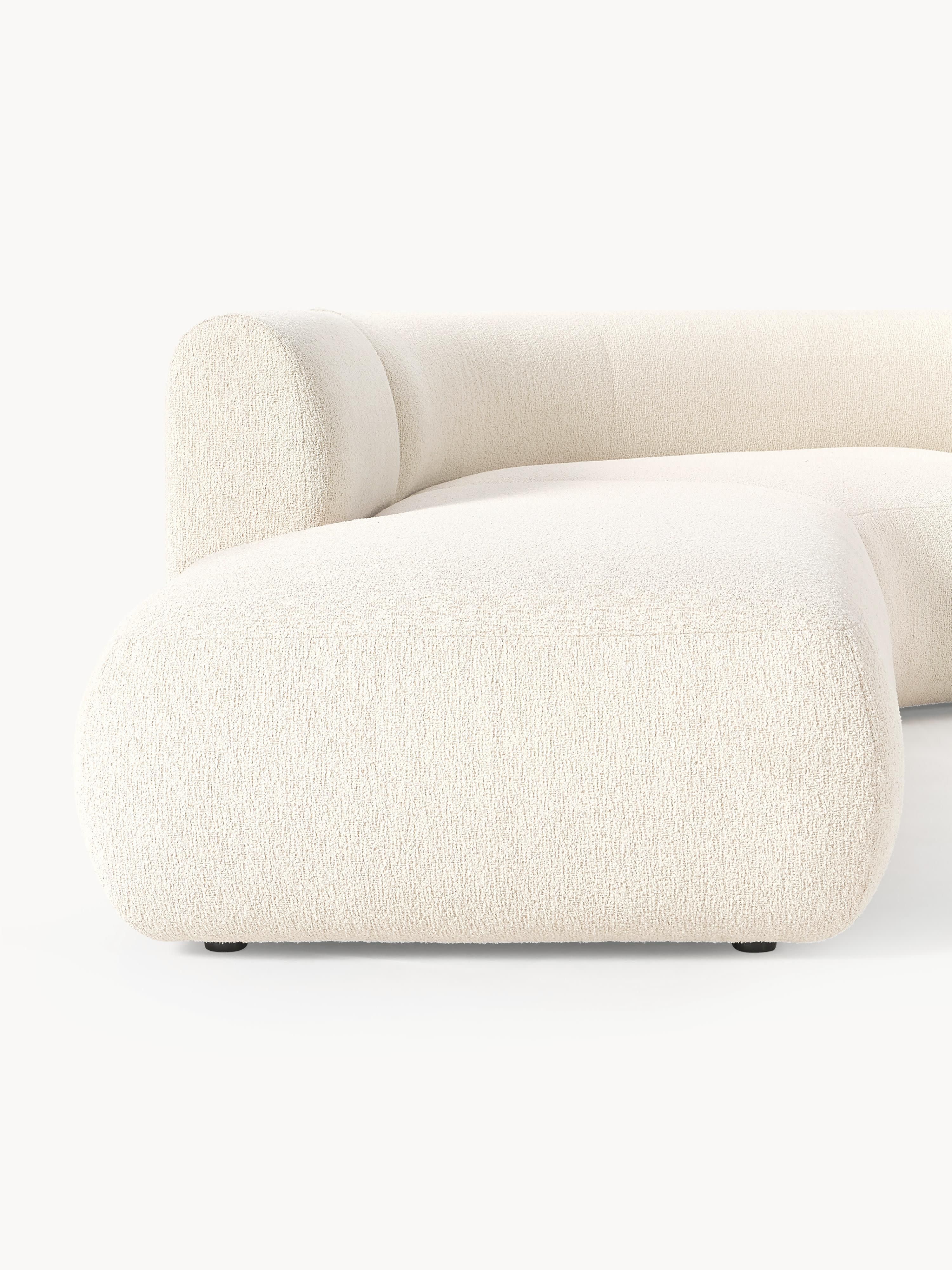Sofia Modular Bouclé Corner Sofa (4-seater)