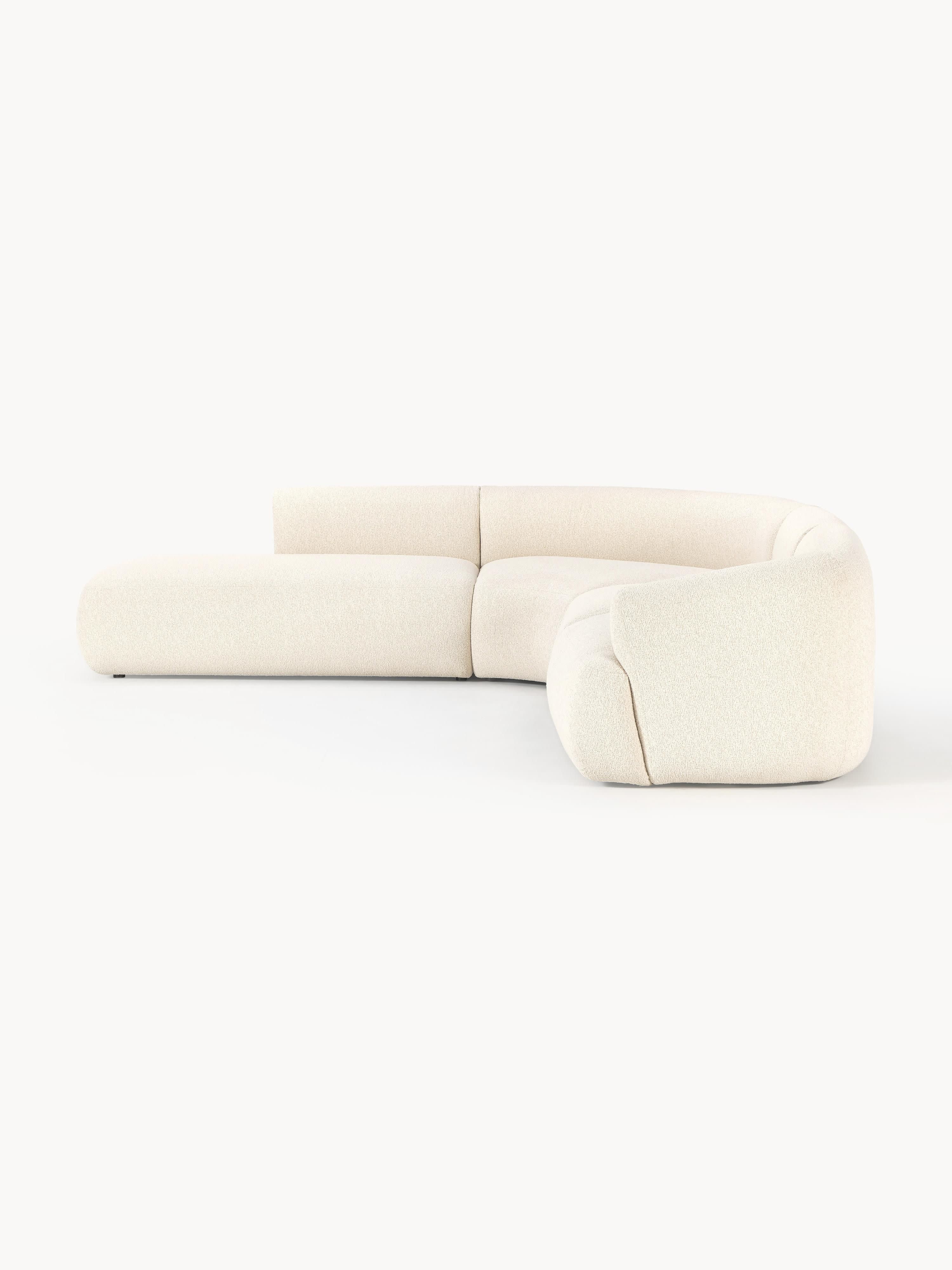 Sofia Modular Bouclé Corner Sofa (4-seater)