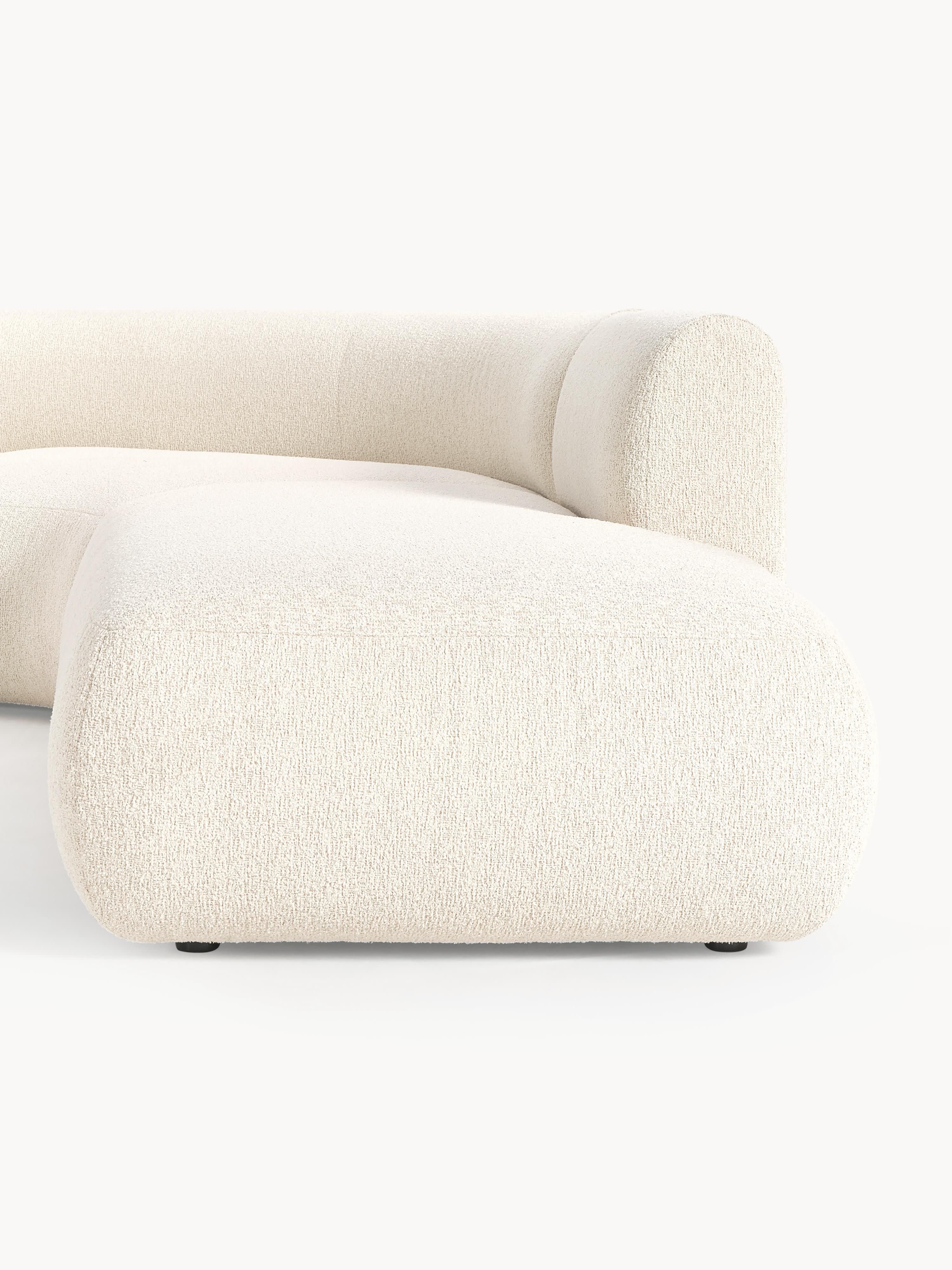 Sofia Modular Bouclé Corner Sofa (4-seater)