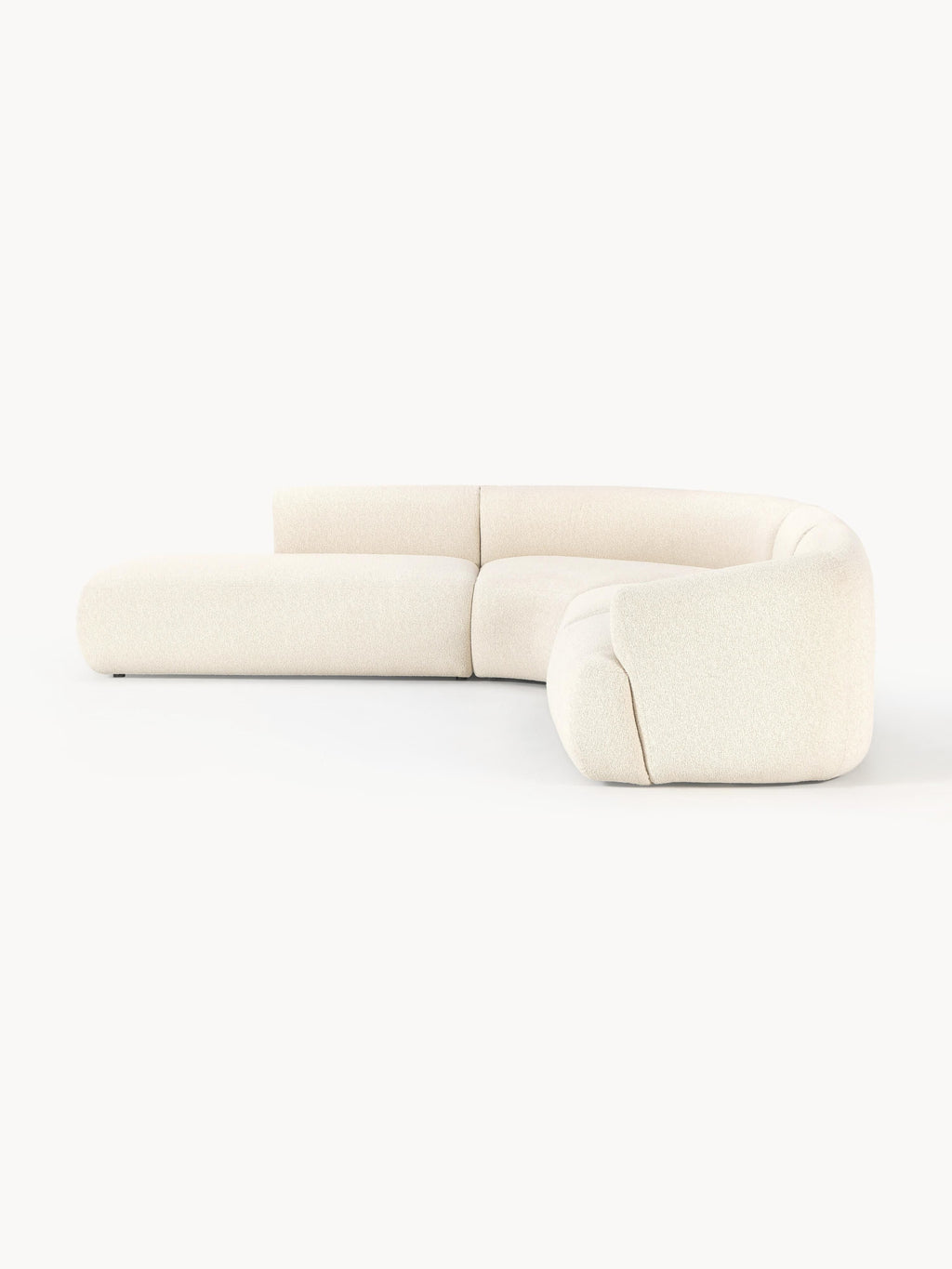 Sofia Modular Bouclé Corner Sofa (4-seater)