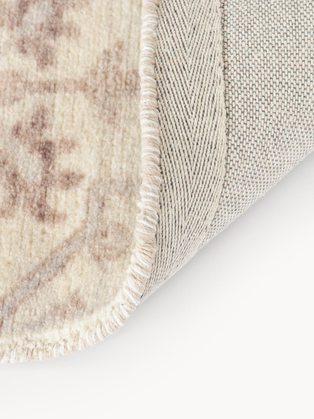 Rosalie Hand-Woven Low-Pile Rug with Ornaments