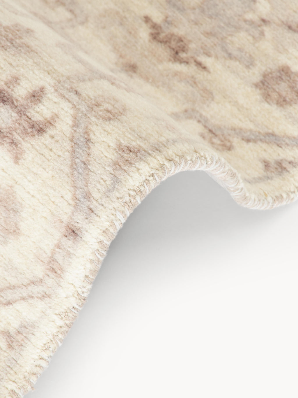 Rosalie Hand-Woven Low-Pile Rug with Ornaments
