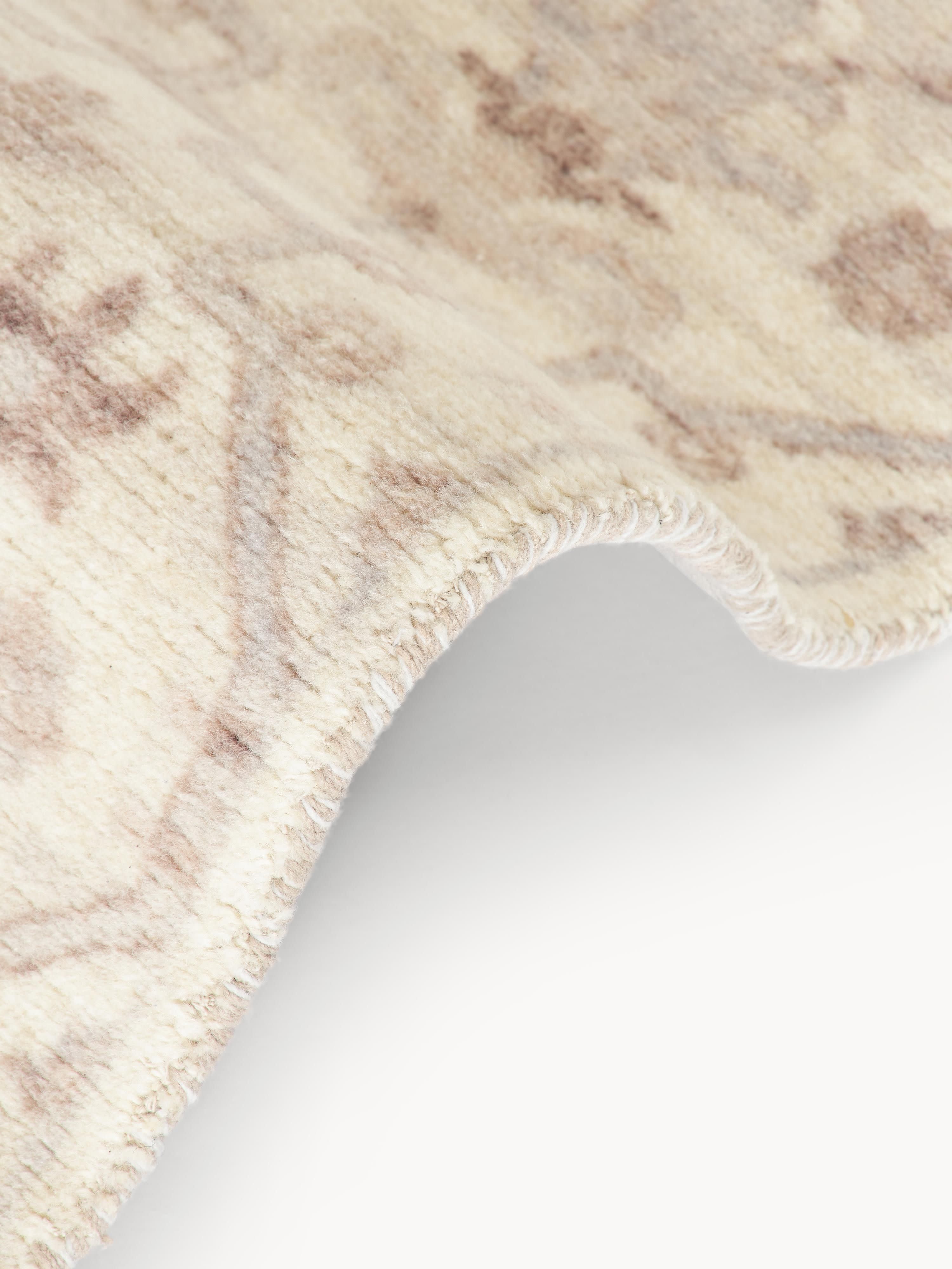 Rosalie Hand-Woven Low-Pile Rug with Ornaments