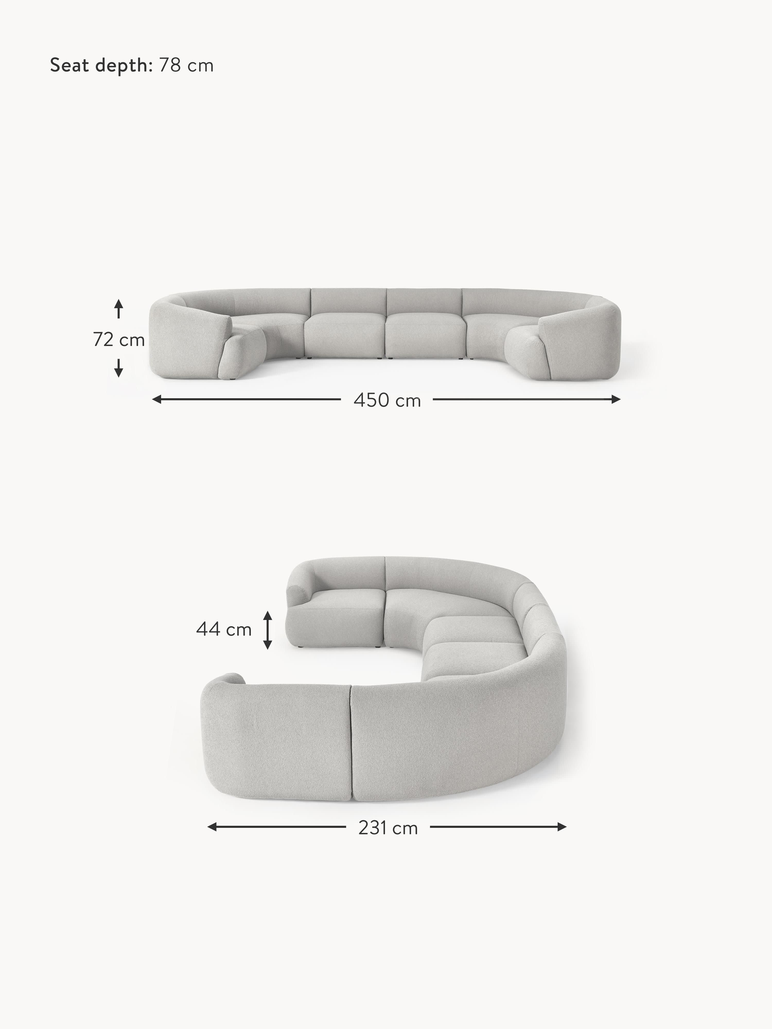 Sofia XL Modular Bouclé Sofa