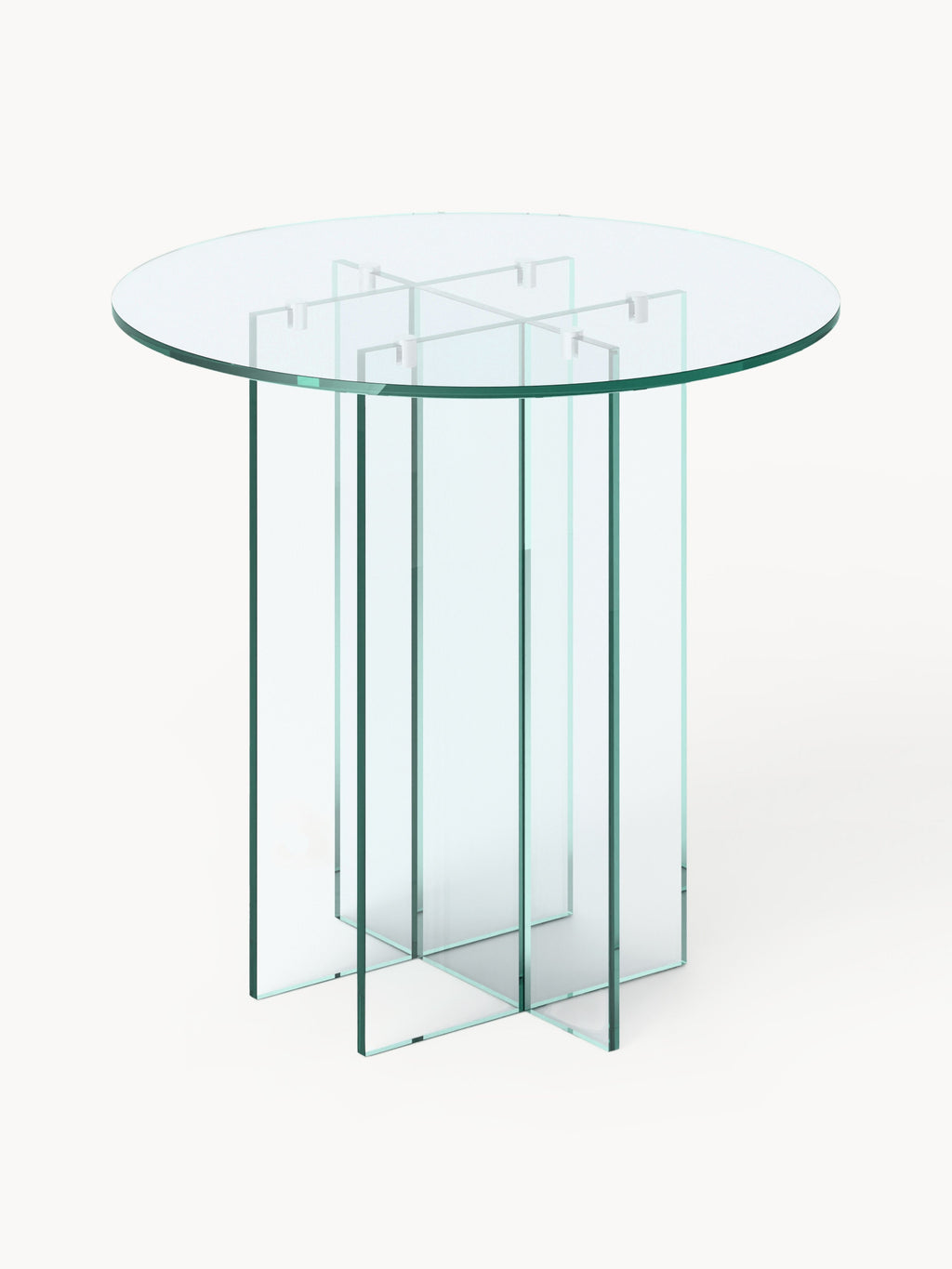 Gallery image 1 - Round Glass Dining Table Anouk