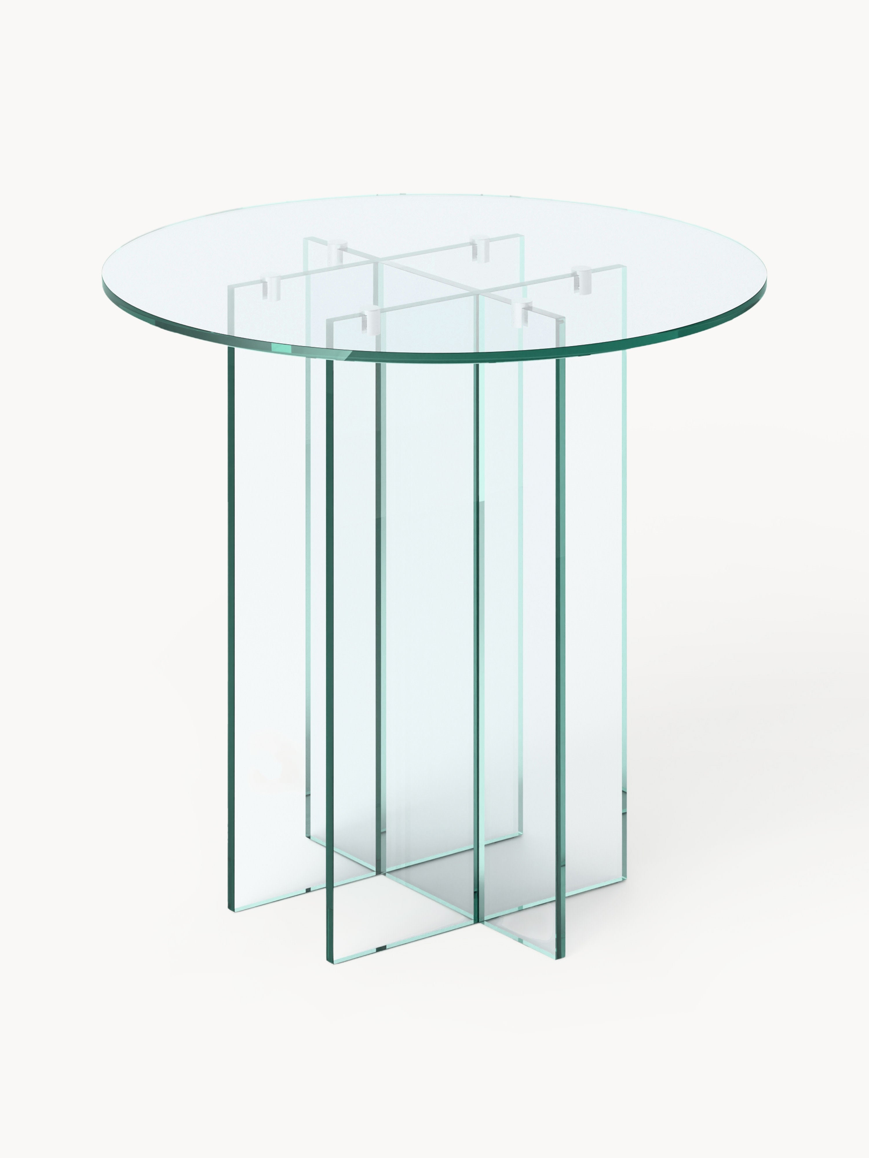 Gallery image 1 - Round Glass Dining Table Anouk