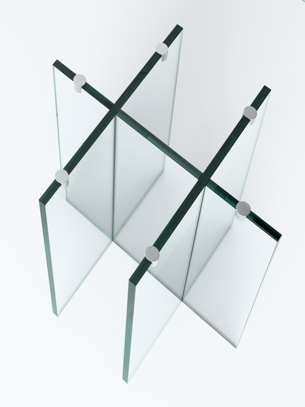 Anouk Round Glass Dining Table, in various sizes