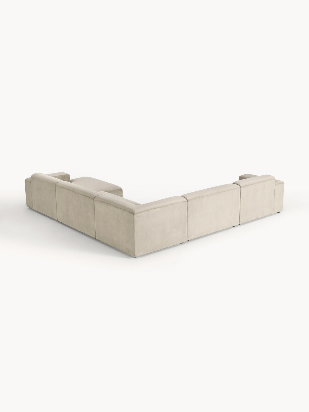 Melva XL Corduroy Corner Sofa