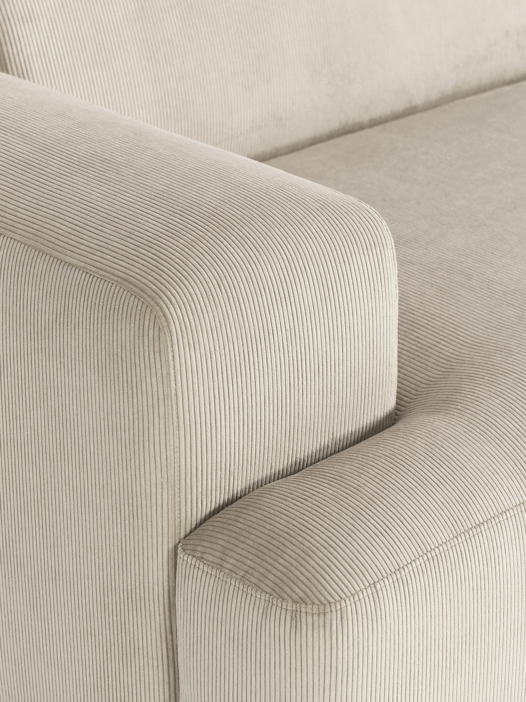 Melva XL Corduroy Corner Sofa